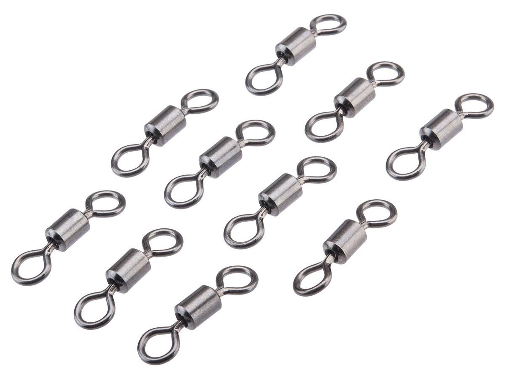 Battle Angler Stainless Steel Rolling Swivel (Size: 3/0 / 10 Pack)