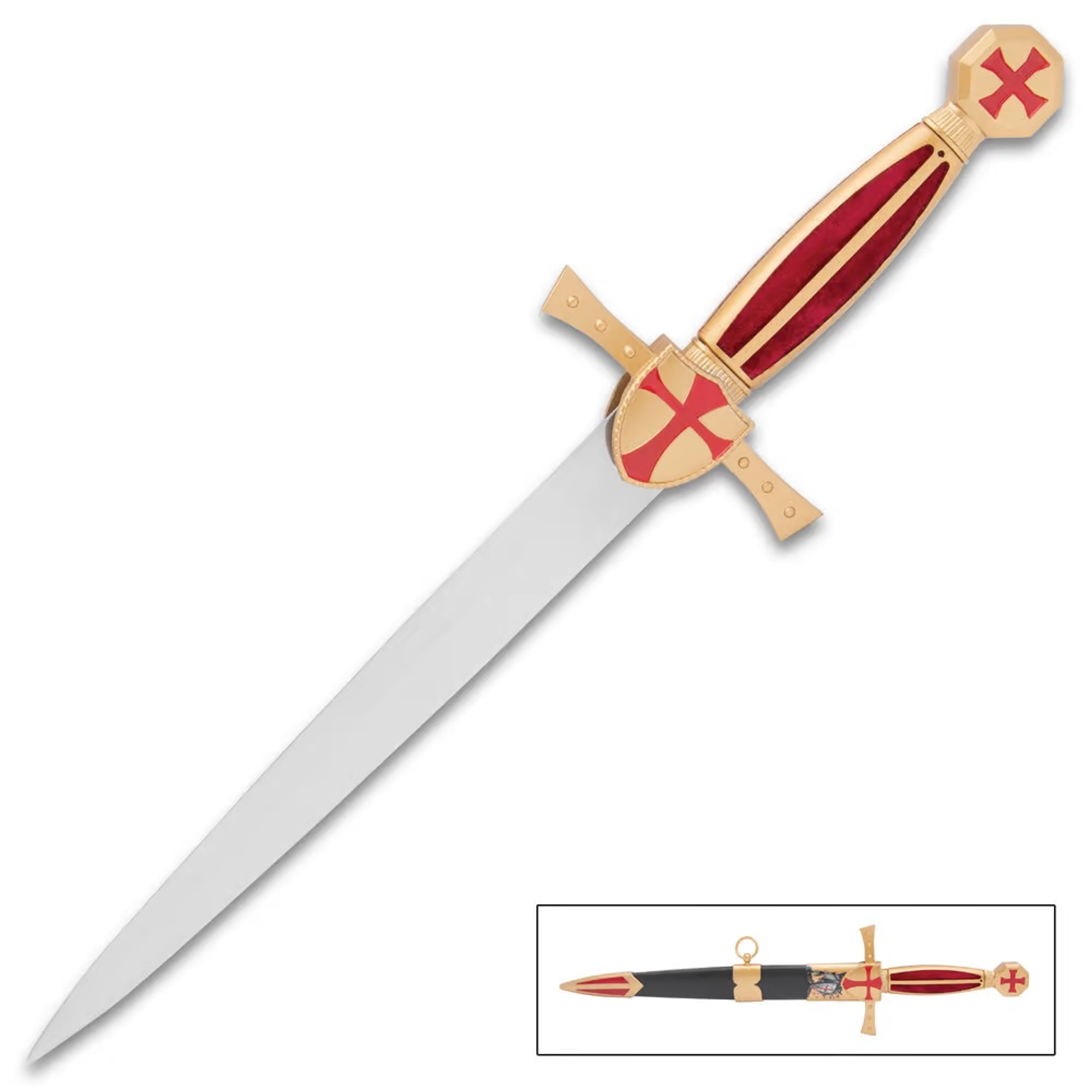 Shield Guard Crusader Dagger & Scabbard 