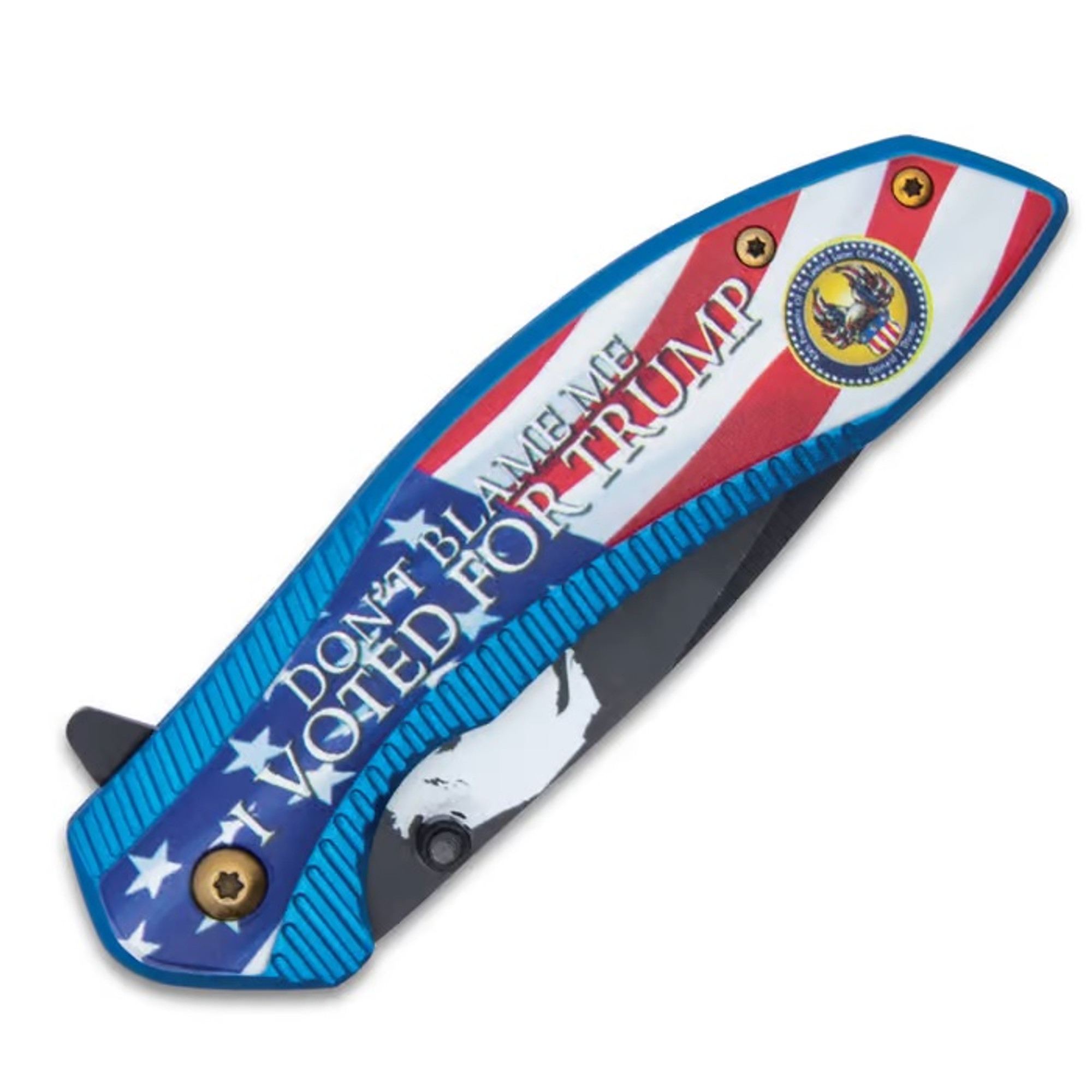 Don’t Blame Me Trump Pocket Knife