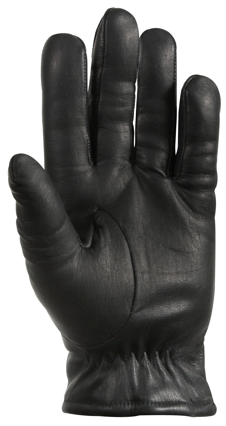 Insulated All Leather Police Gloves