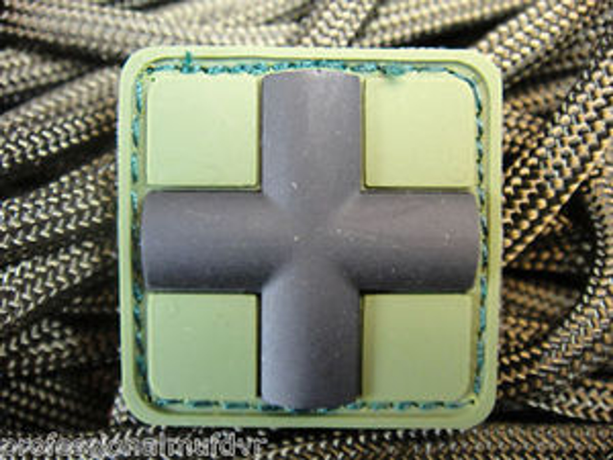 Mini PVC Redcross Medic - Forest Green - Morale Patch