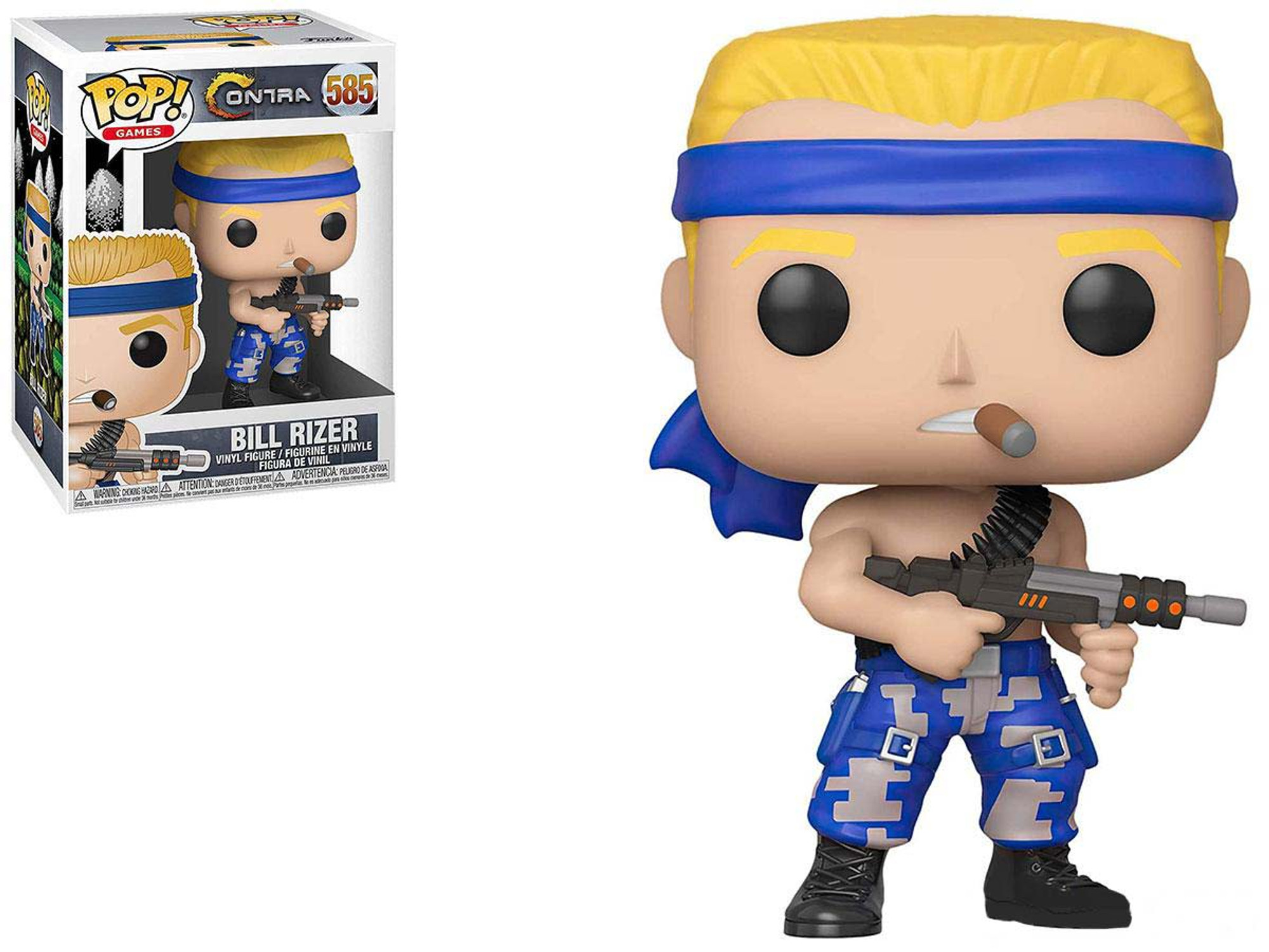 Funko POP! Games Contra Vinyl Figure (Model: Bill)