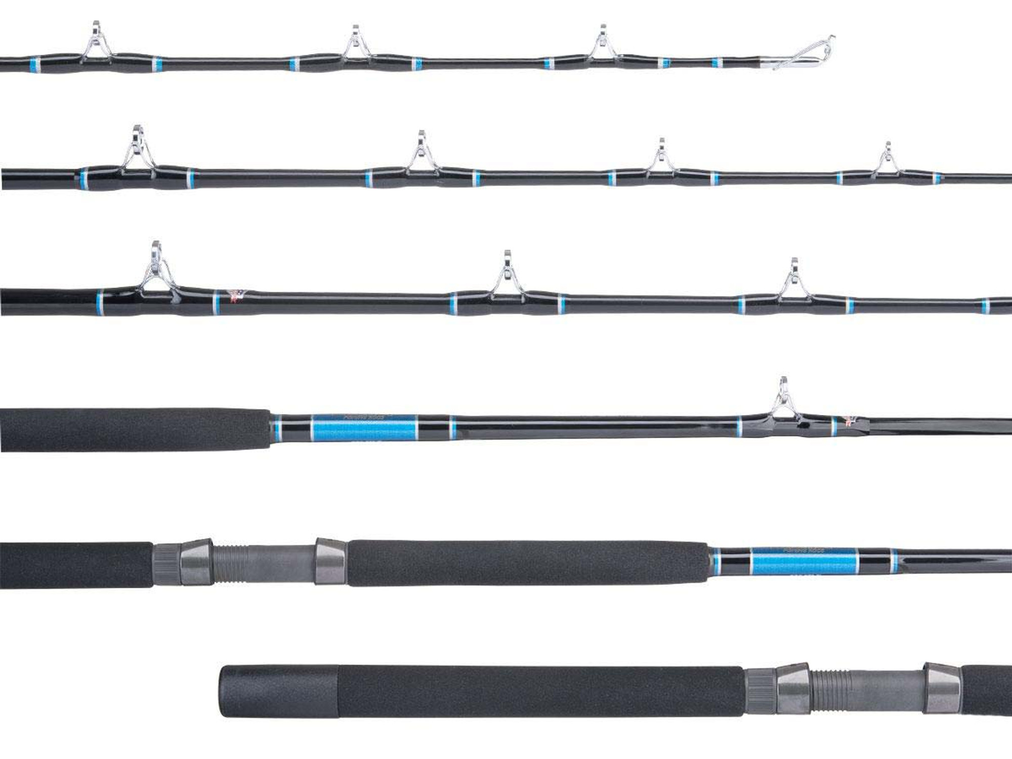 Seeker Rods Black Classic Series Jig & Bait Fishing Rods (Model: BSC 670-7')