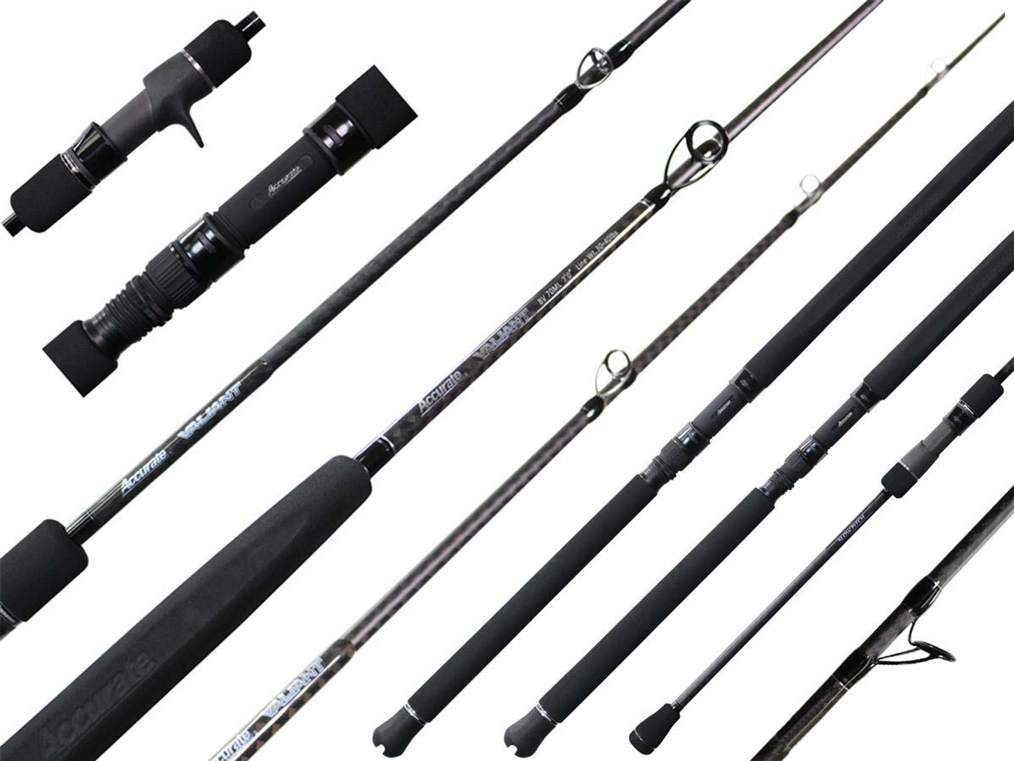 Accurate "Valiant" Fishing Rod (Model: BV-80M / 8ft)