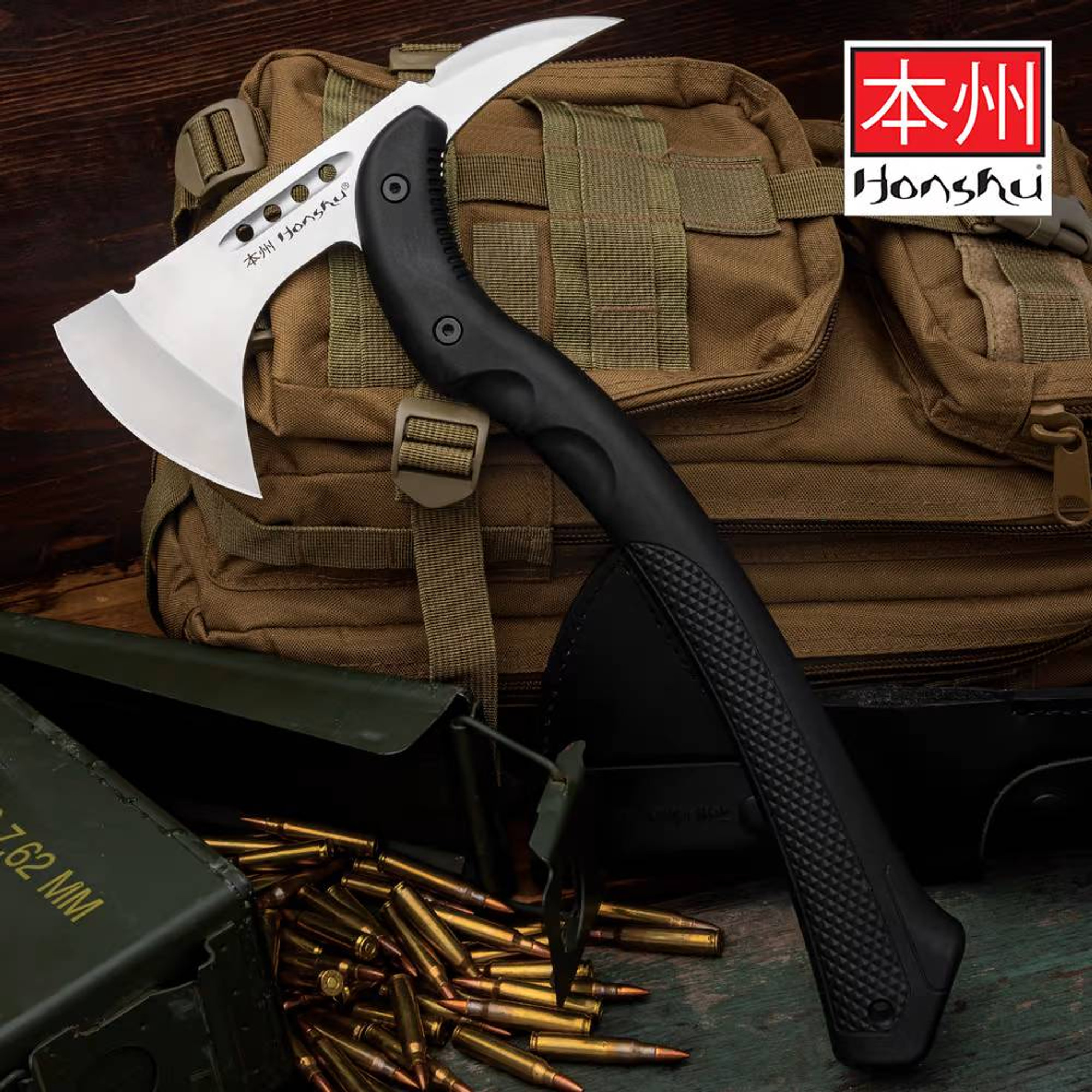 Honshu Karito Tomahawk Axe And Sheath