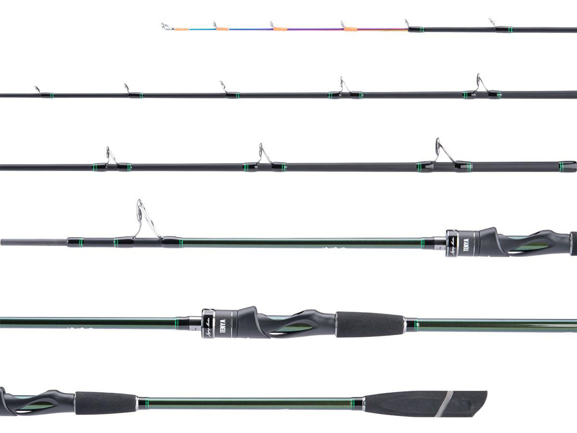 Jigging Master Saber Gangster Fishing Rod (Model: 66S Spinning / Green)