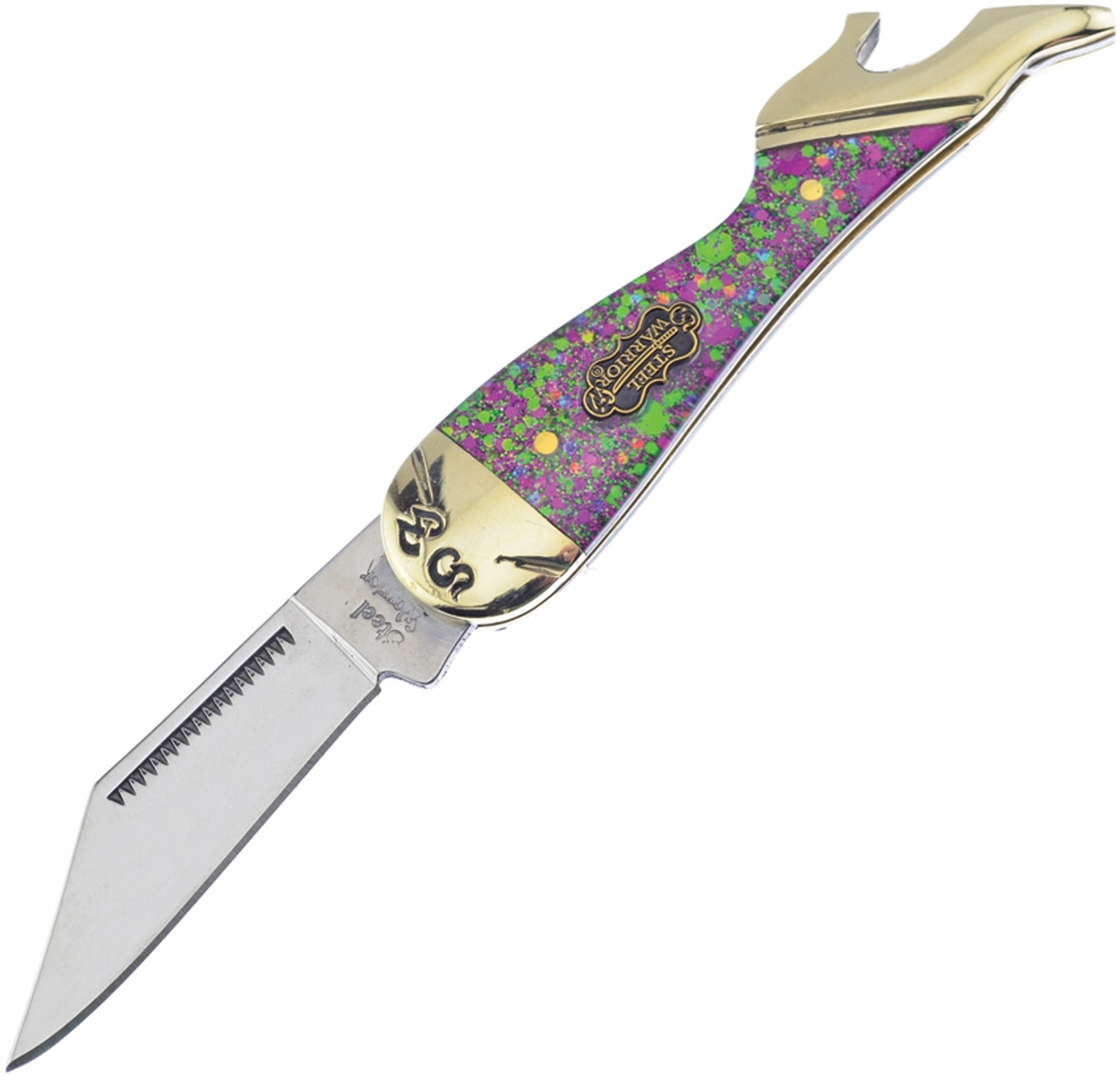 Leg Knife Mardi Gras