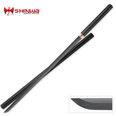 Shinwa Black Nodachi Damscus Steel Sword