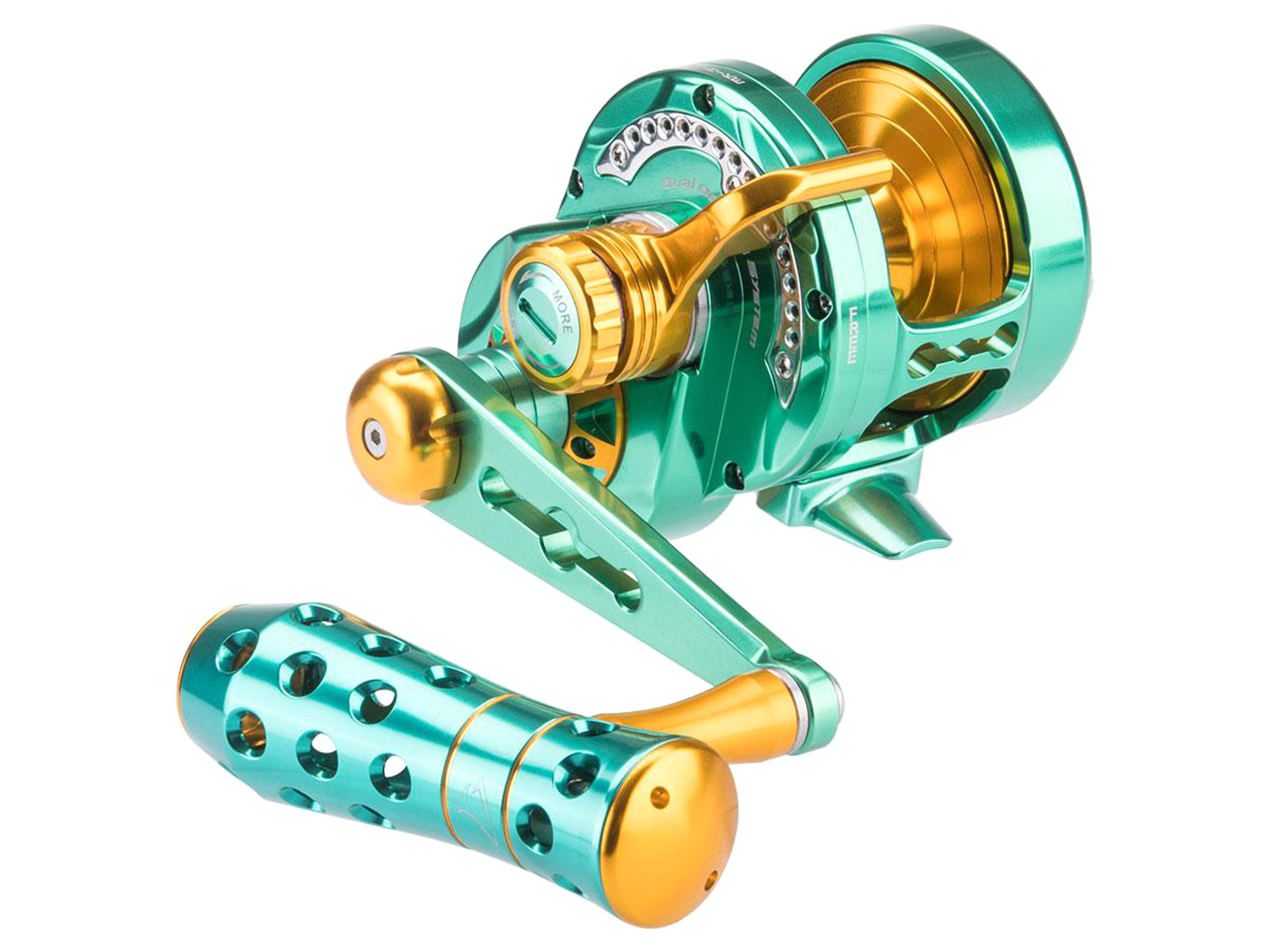 Jigging Master Monster Game High Gear Fishing Reel (Style: PE3 LH / Green-Gold)