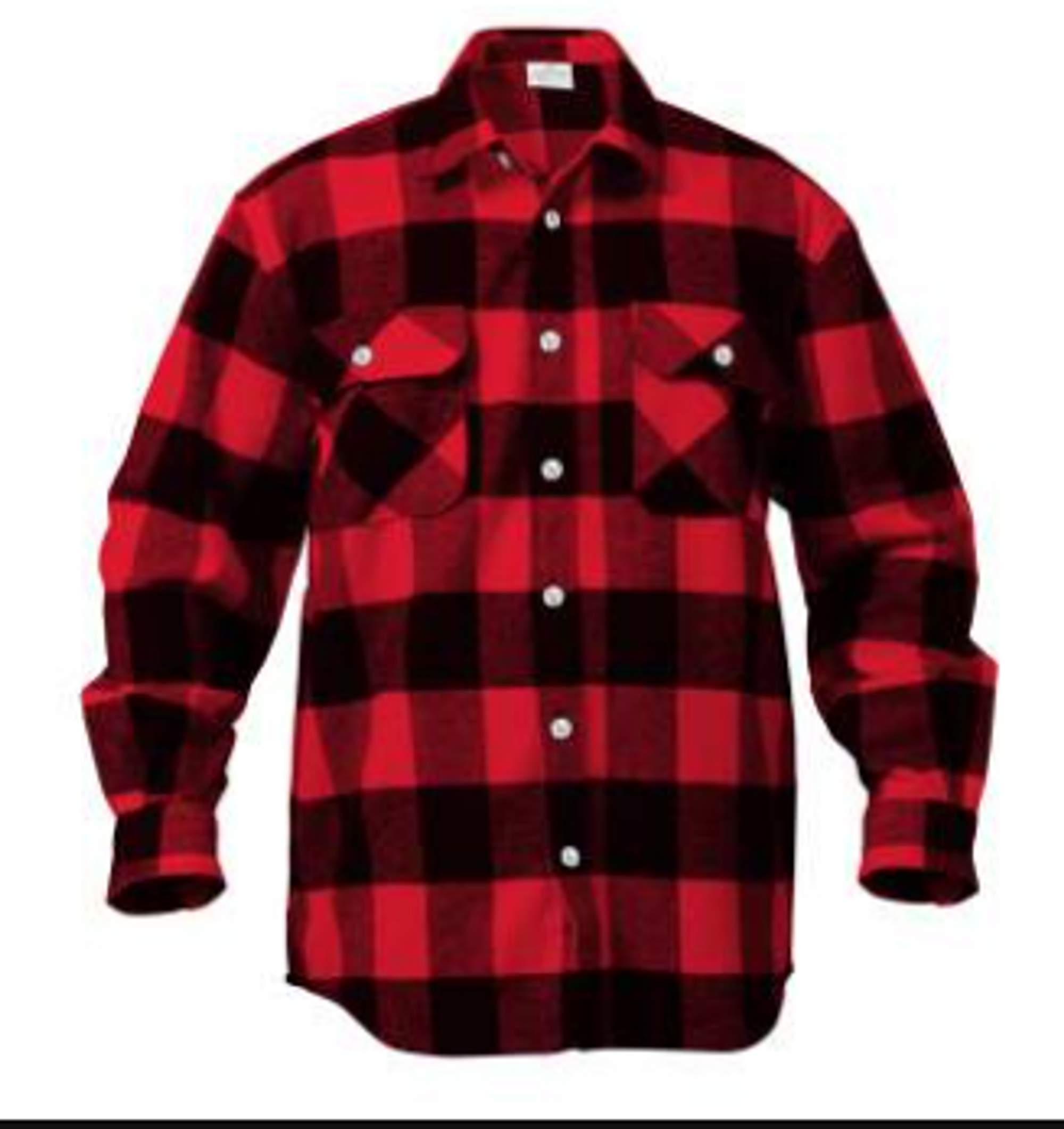 Rothco Extra Heavyweight Buffalo Plaid Flannel Shirt - Red 