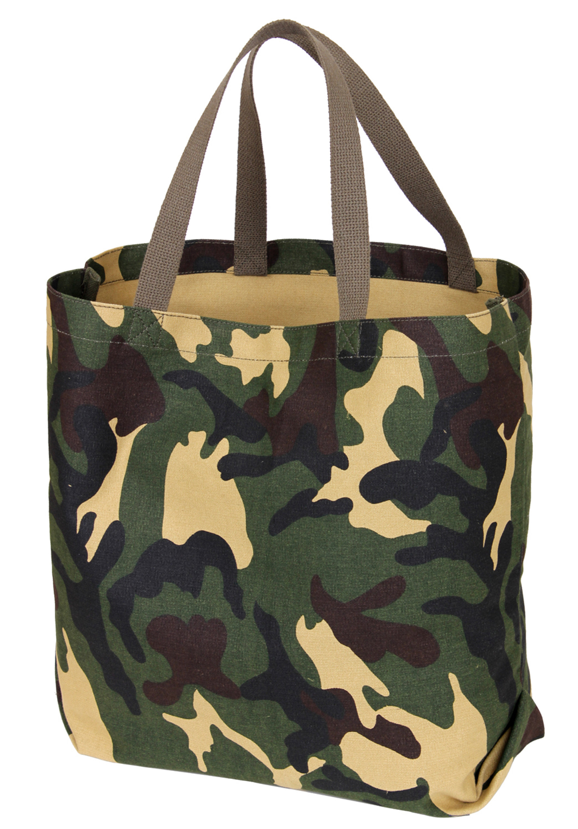 Rothco Canvas Camo And Solid Tote Bag - Woodland Camo