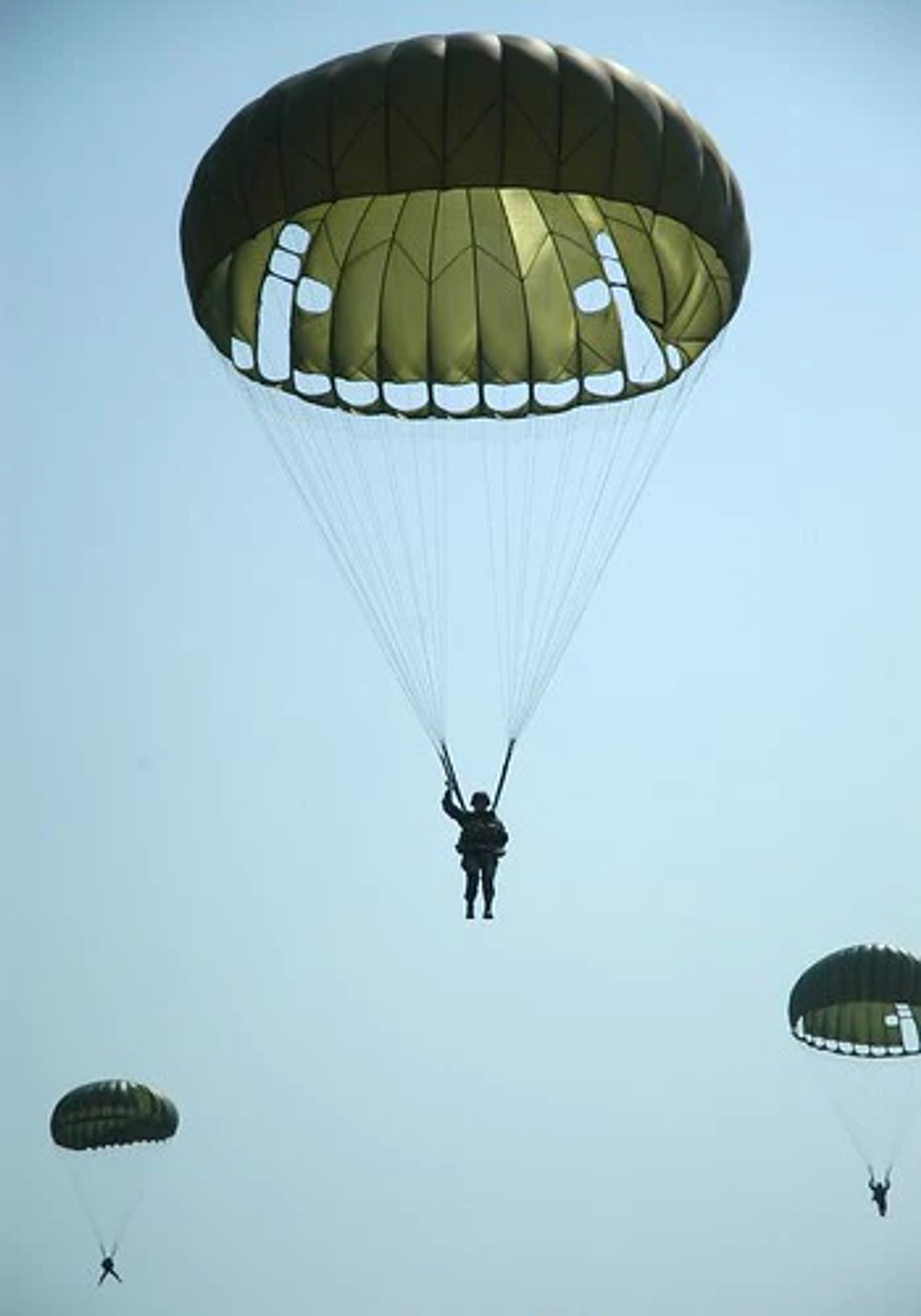 U.S. Armed Forces  35' Vented Survival Parachute w/Shroud Lines