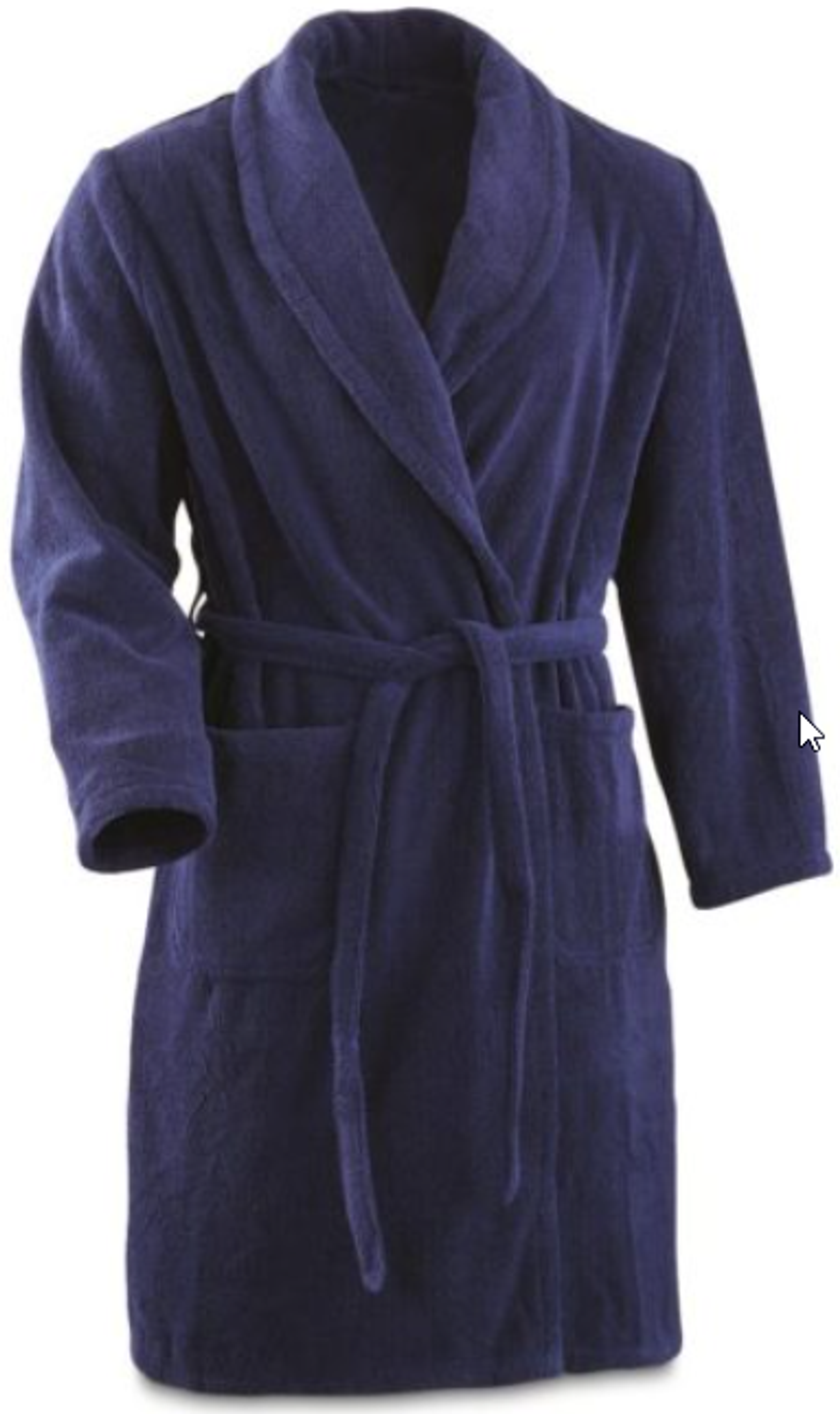 German Blue Bath Robe