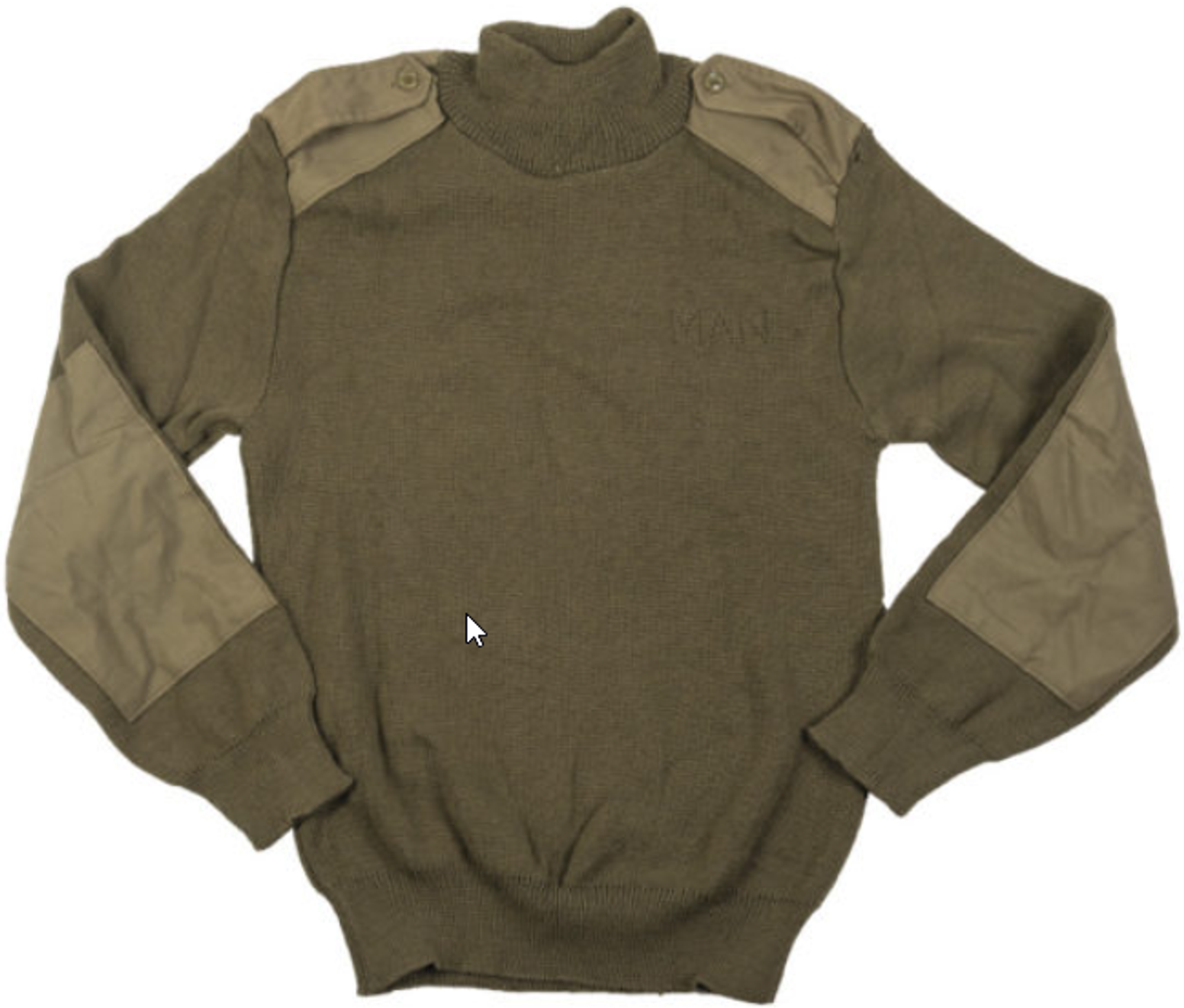 Romanian Military Issue OD Round Neck Sweater 