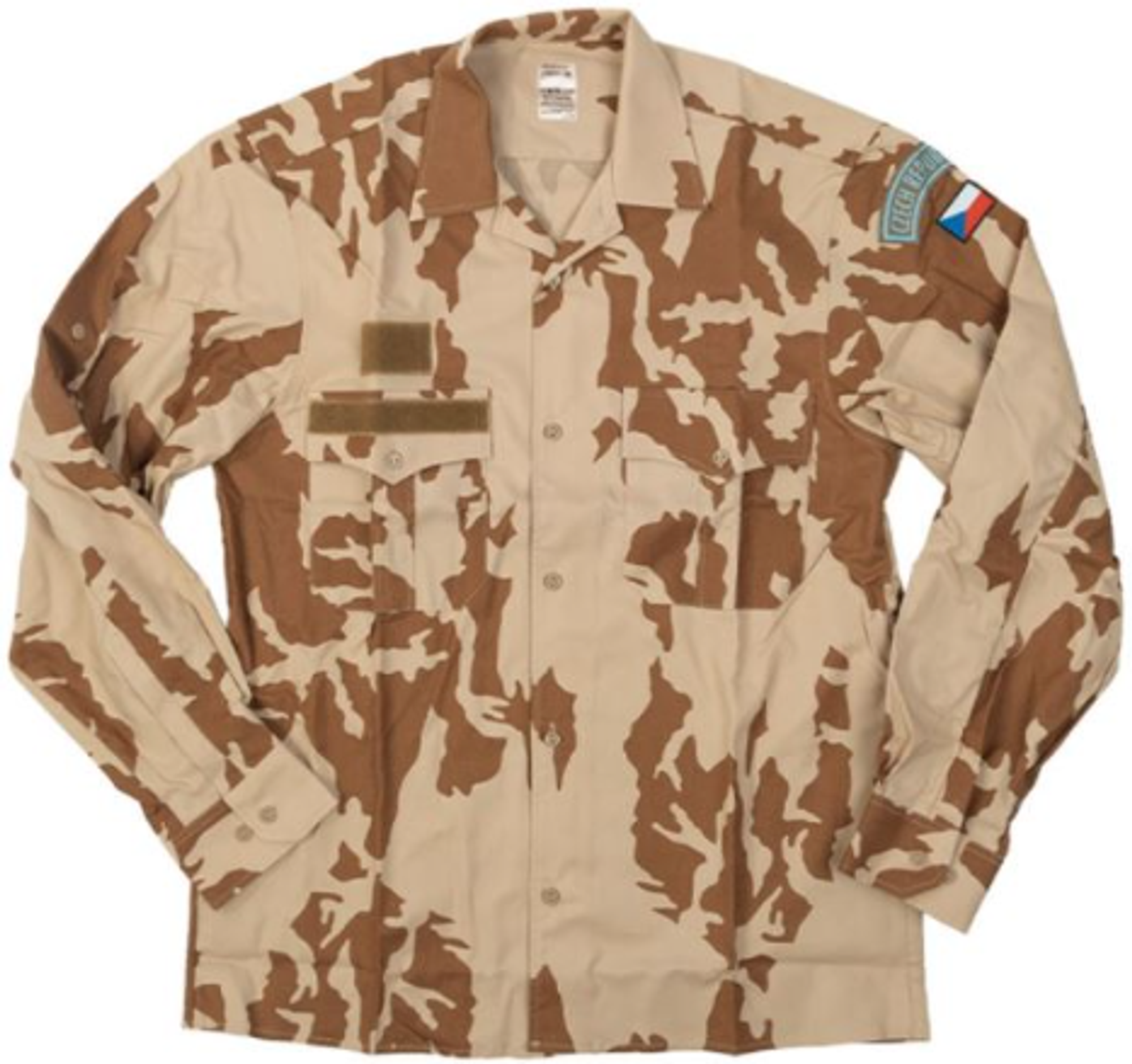 Czech Military Issue Desert Camo LG/SL Field Shirt