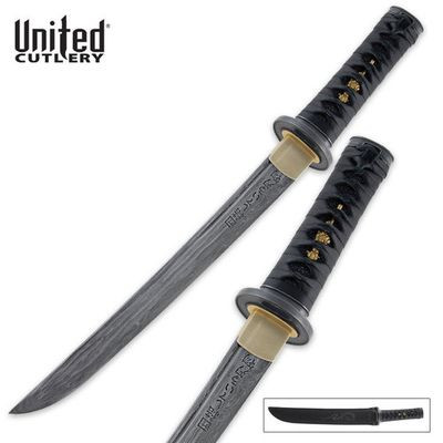 Yoru Doragon Forged Damascus Tanto Sword