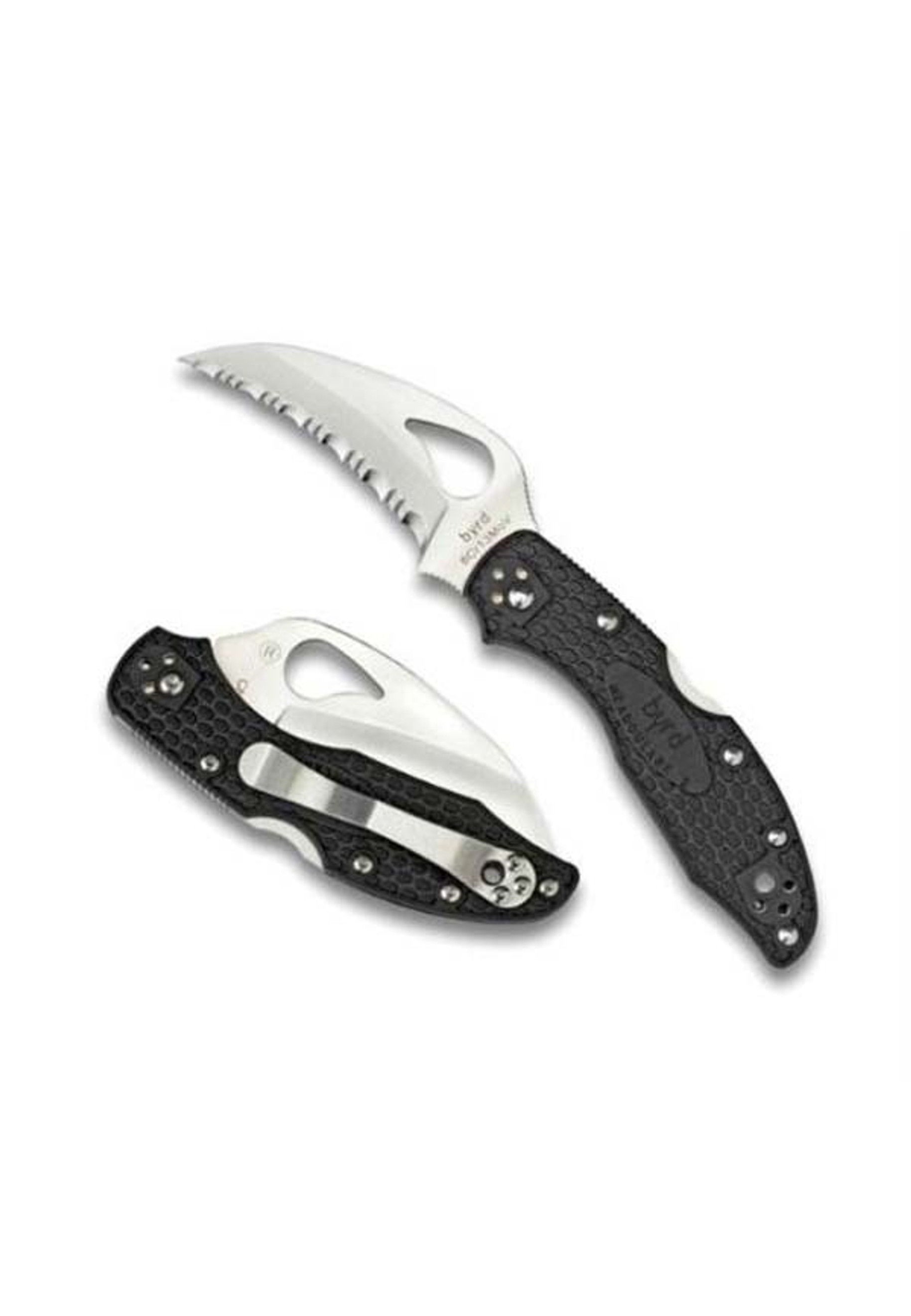 Spyderco Hawkbill Black FRN Spyder Edge