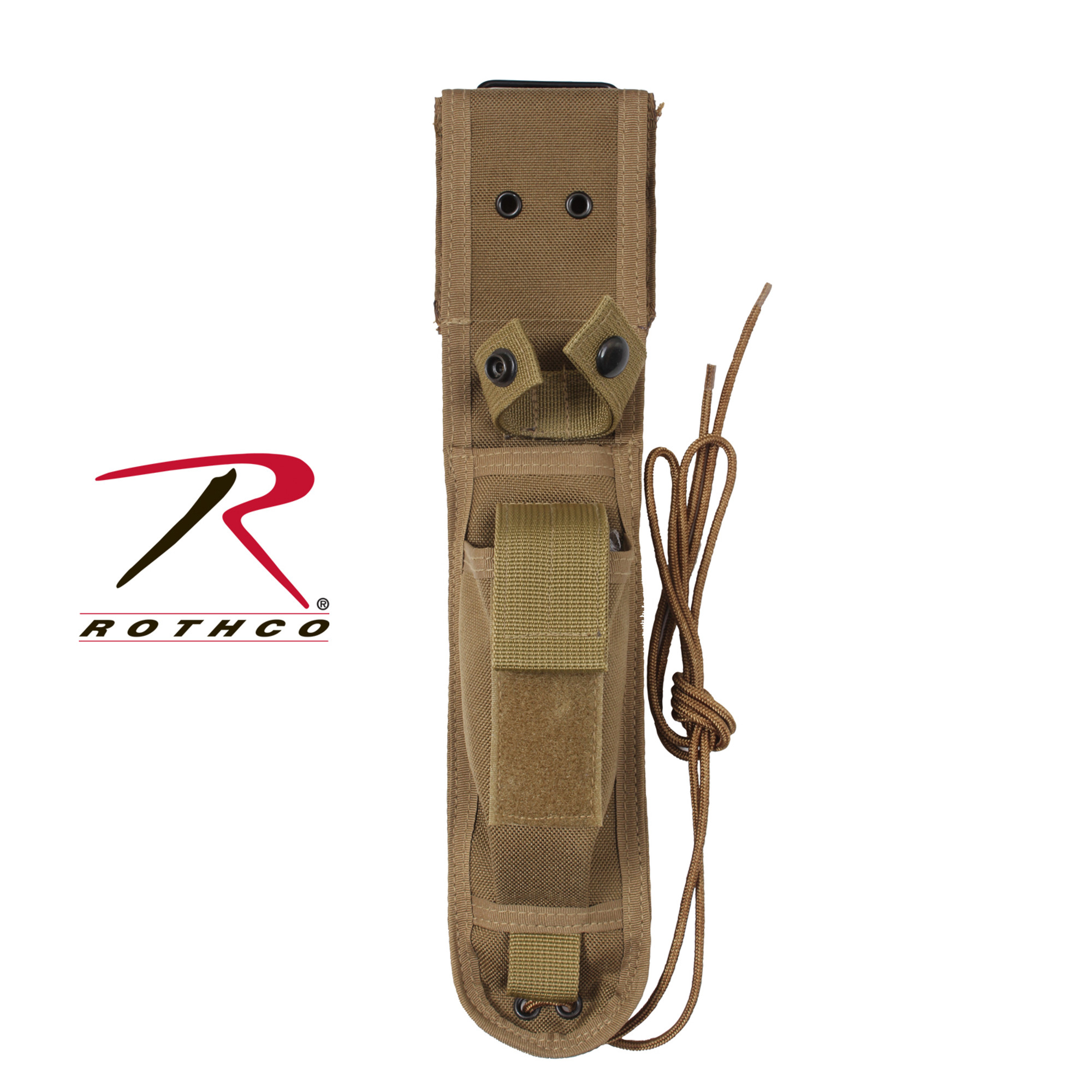 Rothco G.I. Type Enhanced Knife Sheath - Coyote Brown