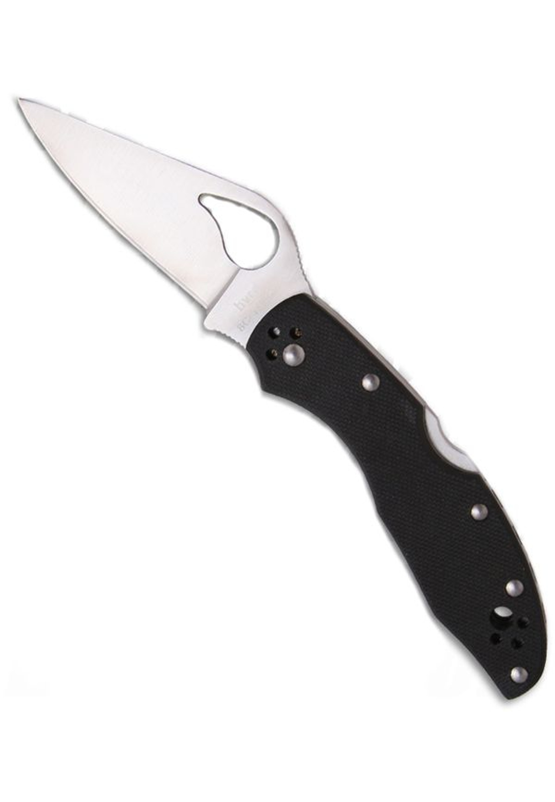 Spyderco Meadowlark2 Black G-10 Plain Edge Folding Knife