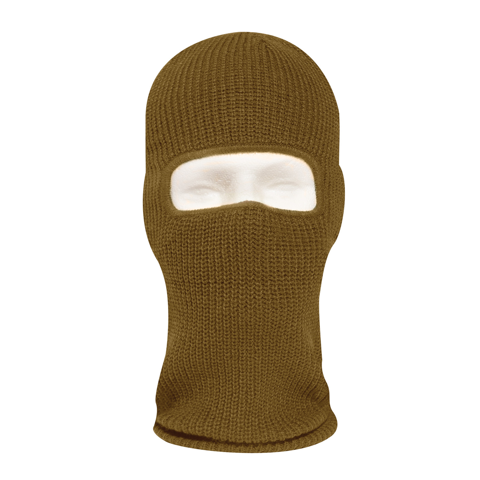 Rothco Fine Knit One Hole Facemask - Coyote Brown