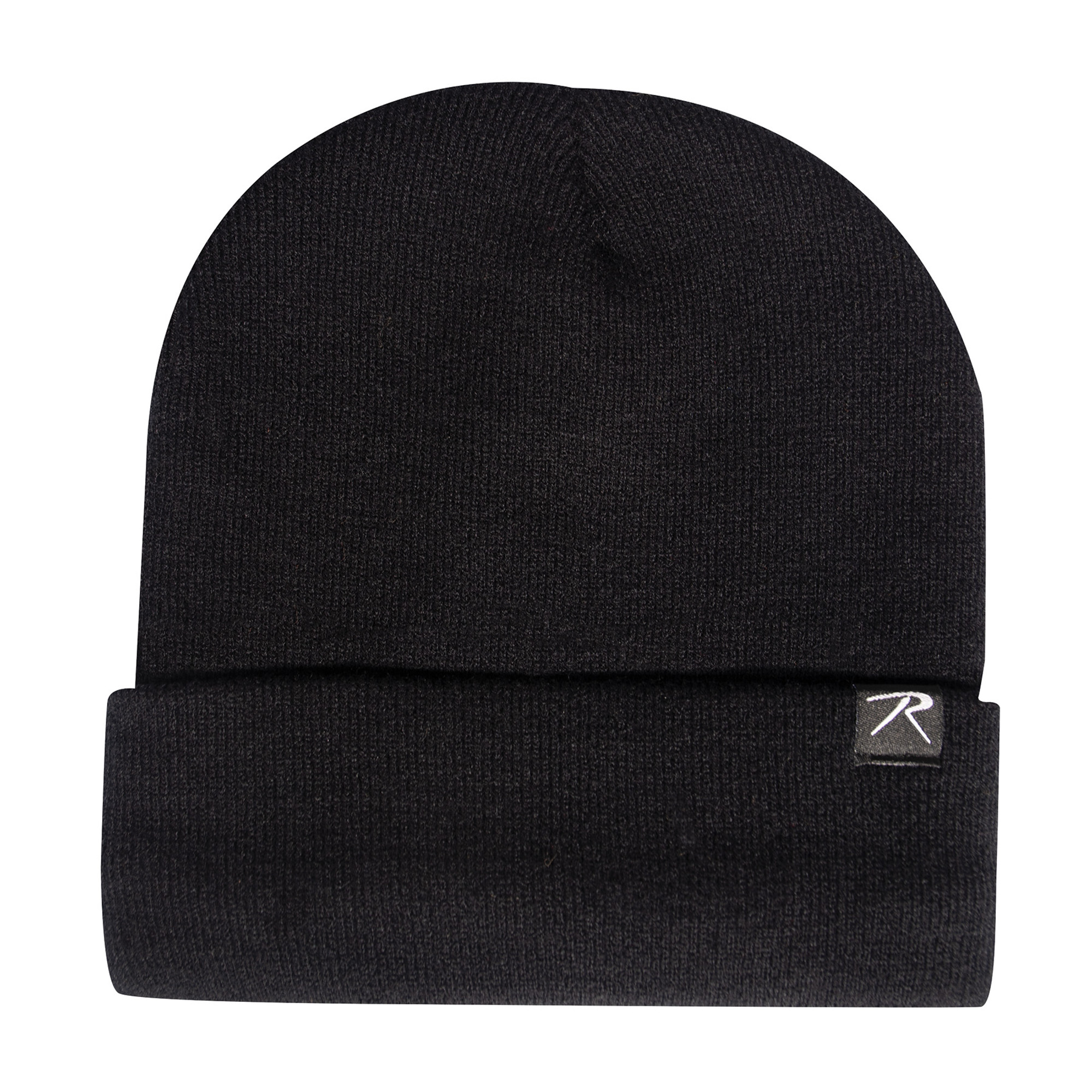 Rothco Deluxe Fine Knit Fleece-Lined Watch Cap - Black