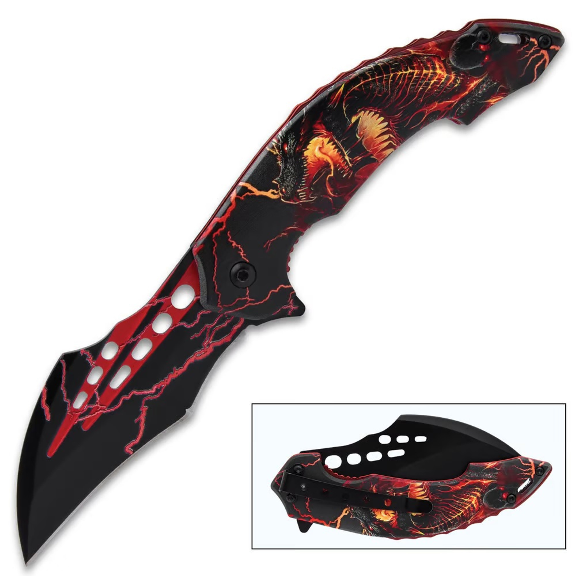 Red Dragon A/O Pocket Knife