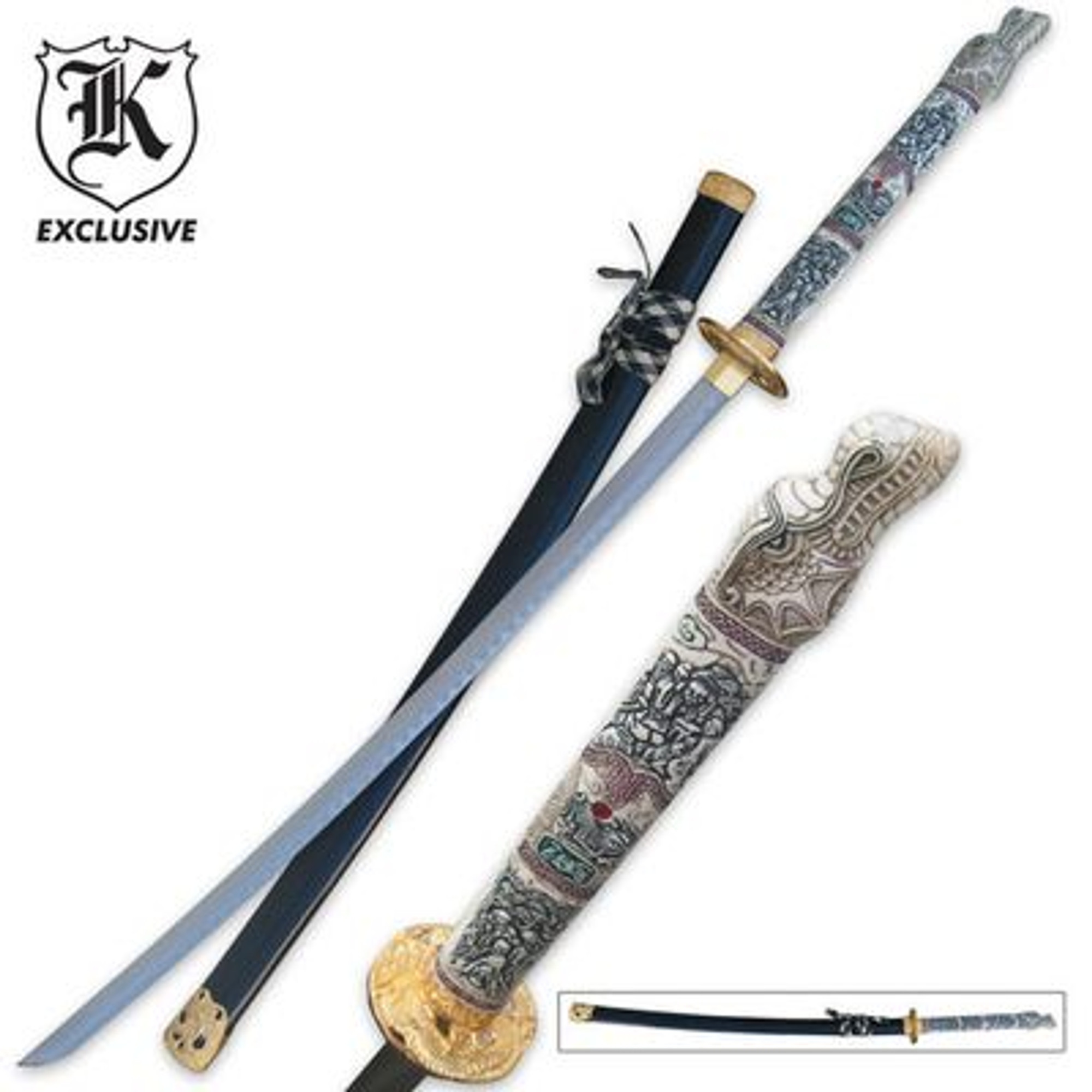 Sword of the Dragon Samurai Ninja Katana Sword