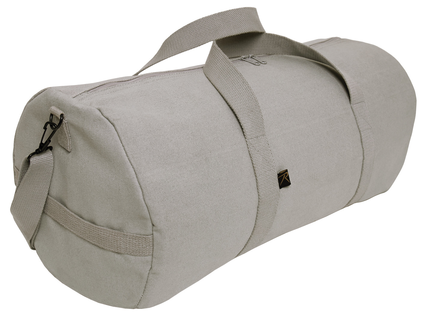 Rothco Canvas Shoulder Duffle Bag 24 Inch Grey Hero Outdoors