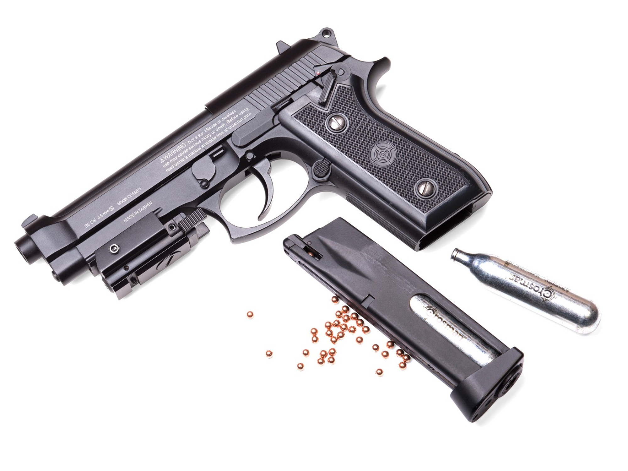 Crosman P1 FullAuto CO2 BB Pistol w/Laser Hero Outdoors