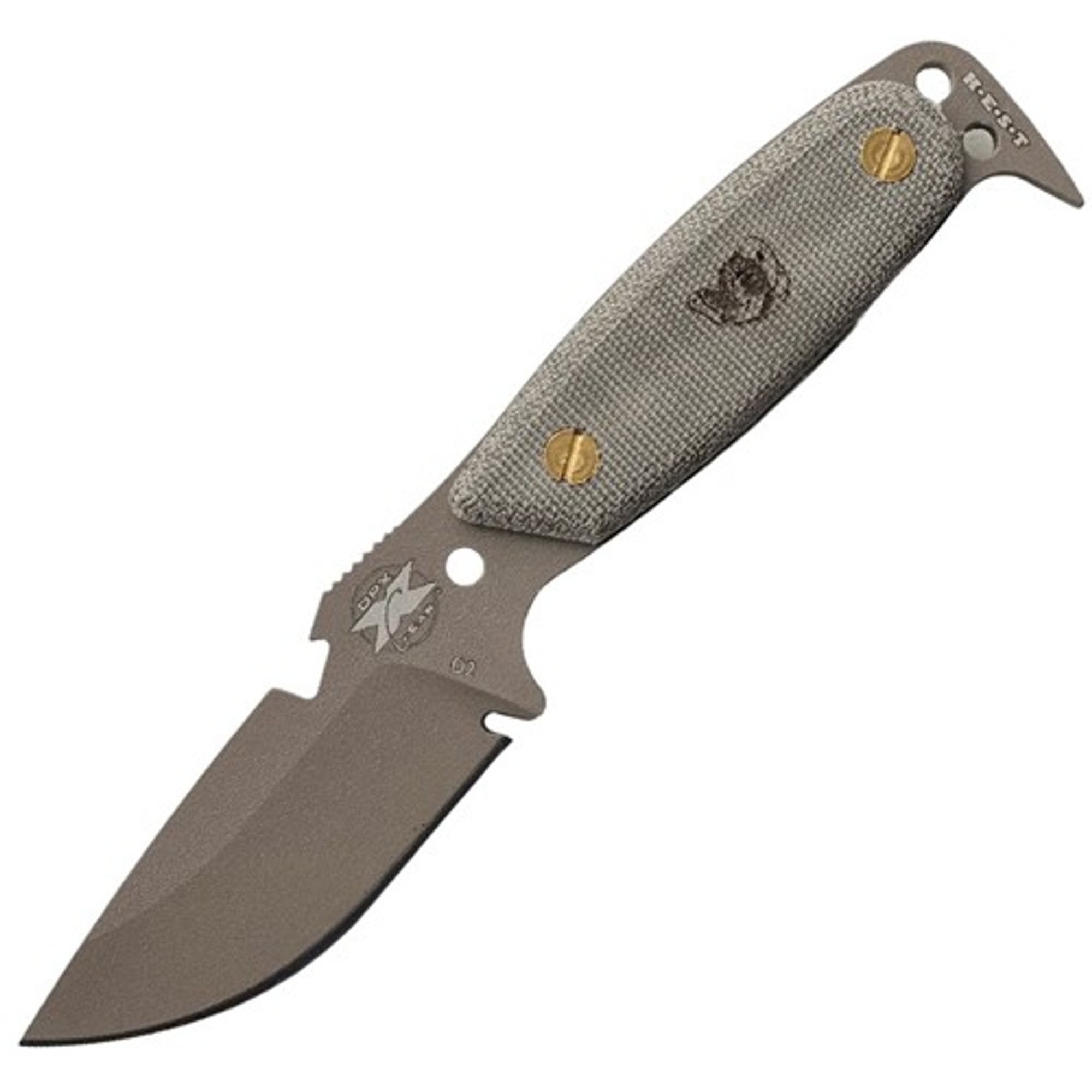 DPx Gear HEST Original Fixed Blade - Tan D2