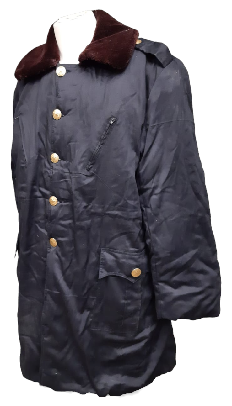 Chinese PLA Military Winter Coat - Black