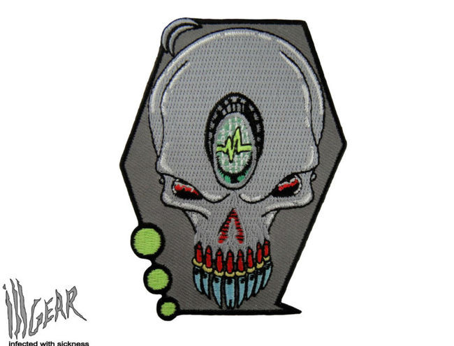 Alien UFO Skull - Morale patch