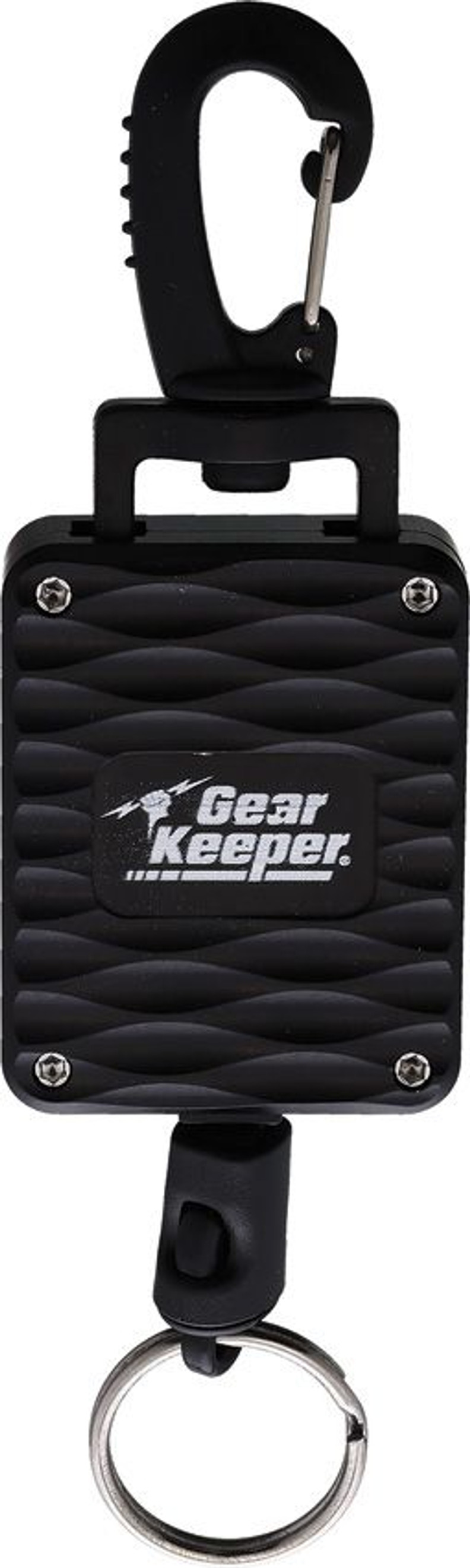 Gear Keeper High Force Retractor Aluminum - Black