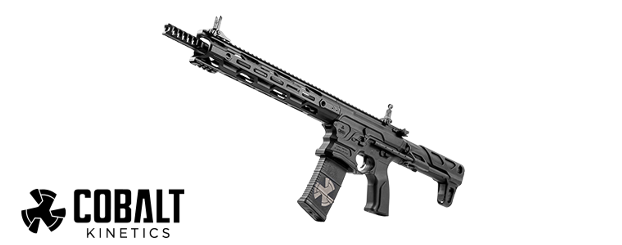 G&G Cobalt Kinetics Licensed BAMF TEAM Airsoft AEG Training Rifle w/ G2 Gearbox (Color: Recon / Black)