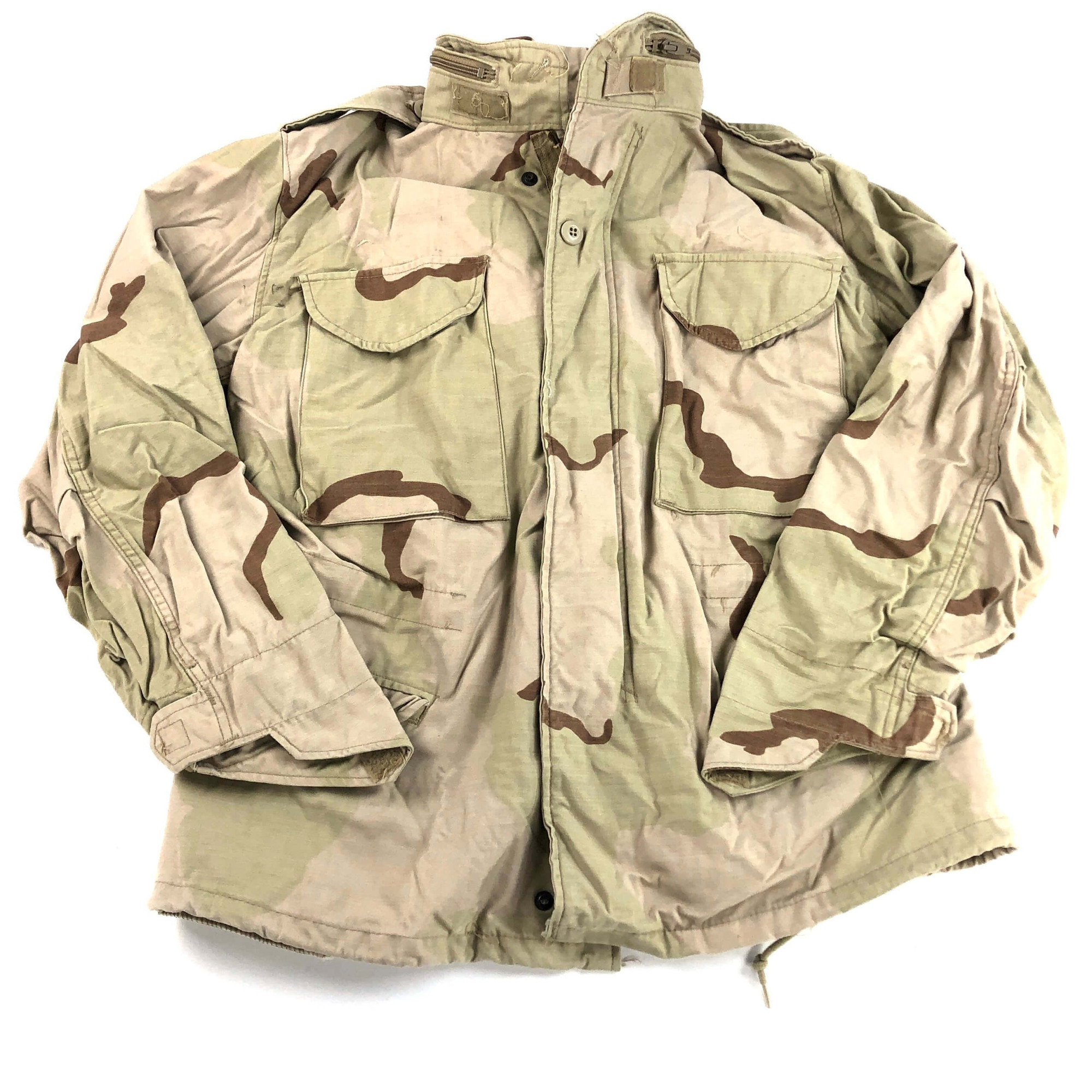 U.S. Armed Forces M-65 Field Jacket 3 Color Desert Camo - Large / Regular