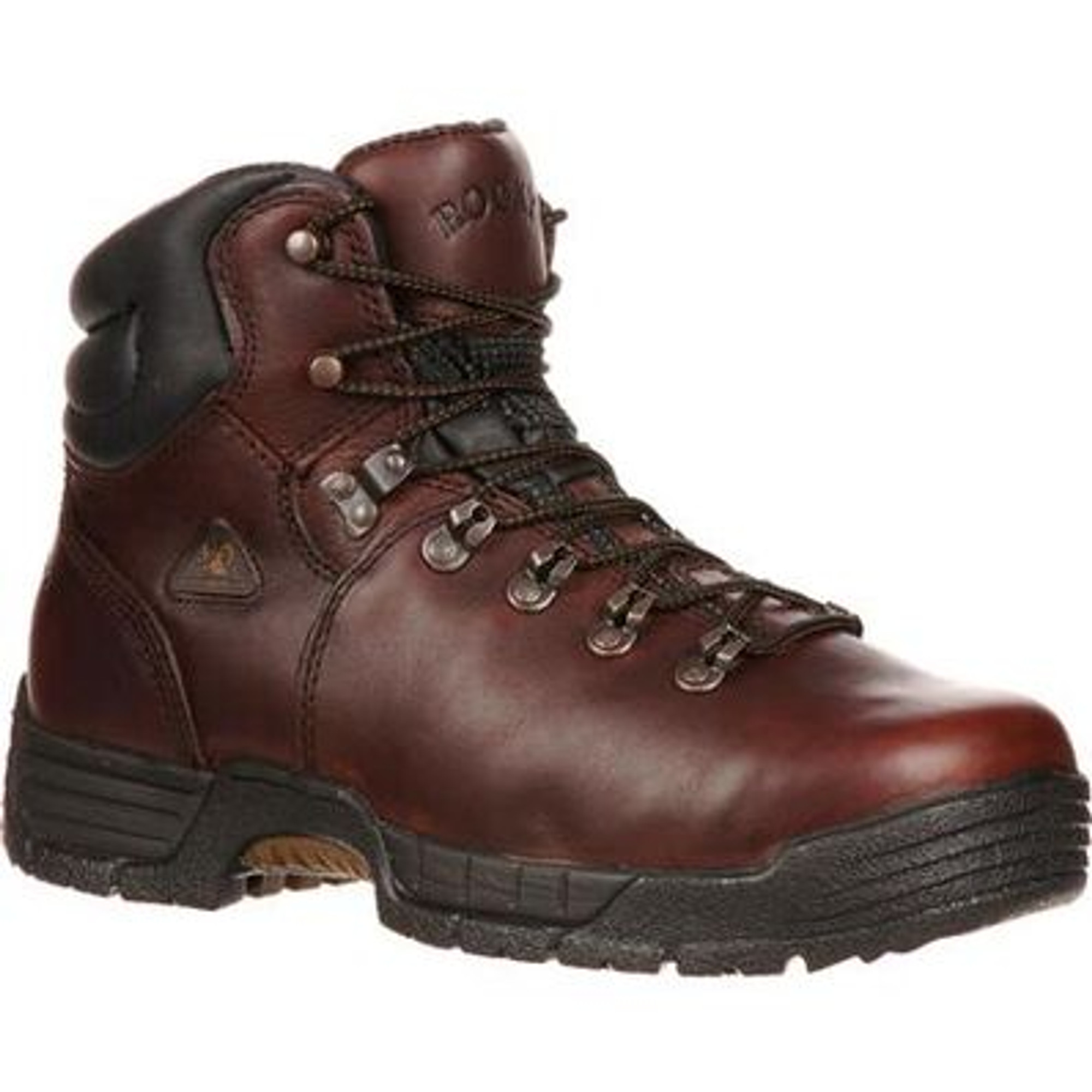 Rocky Mobilite Steel Toe Waterproof Work Boots - Dark Brown