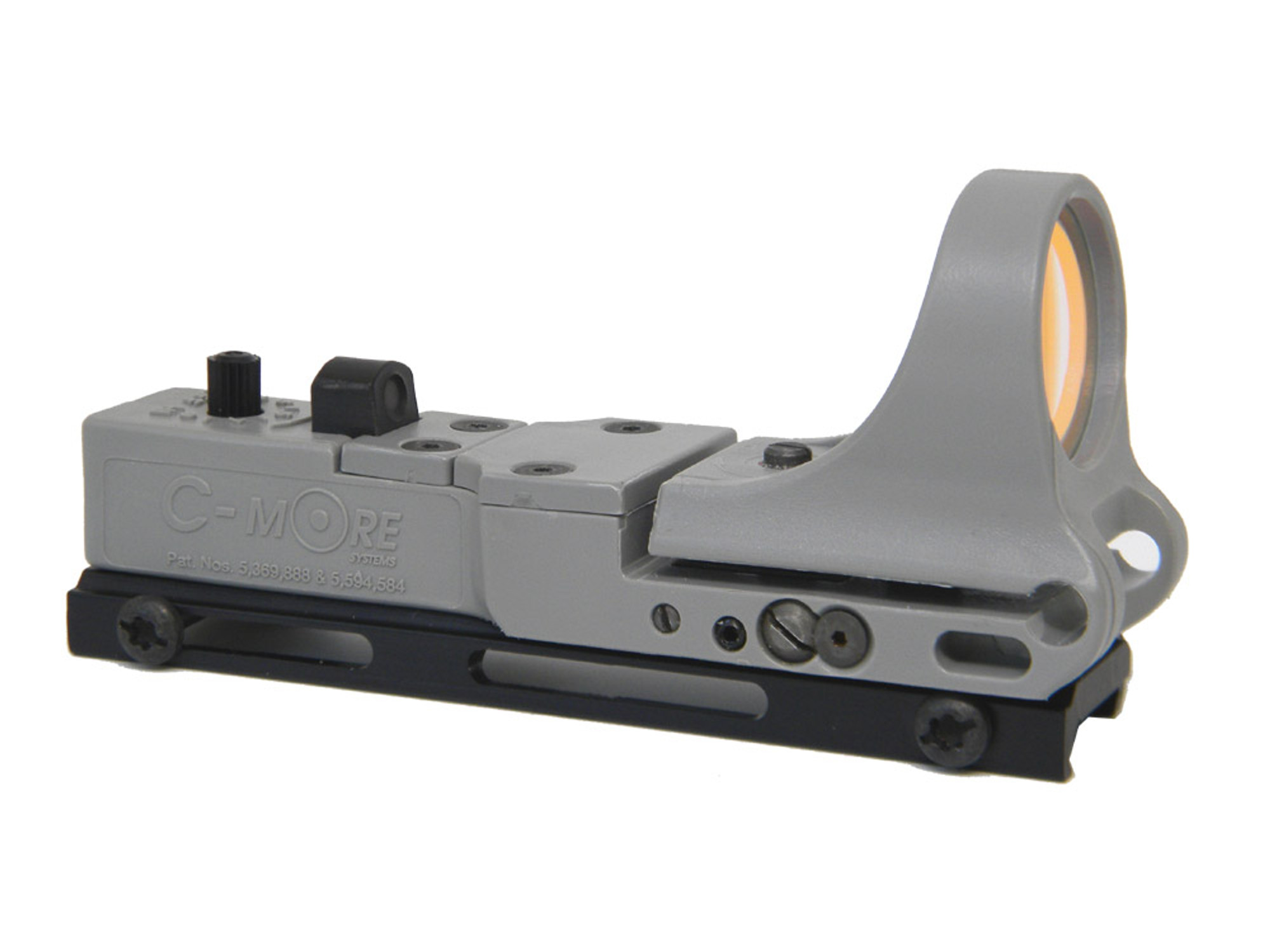 C-More Systems Railway Red Dot Sight, Polymer Body, Standard Switch - Floor Model