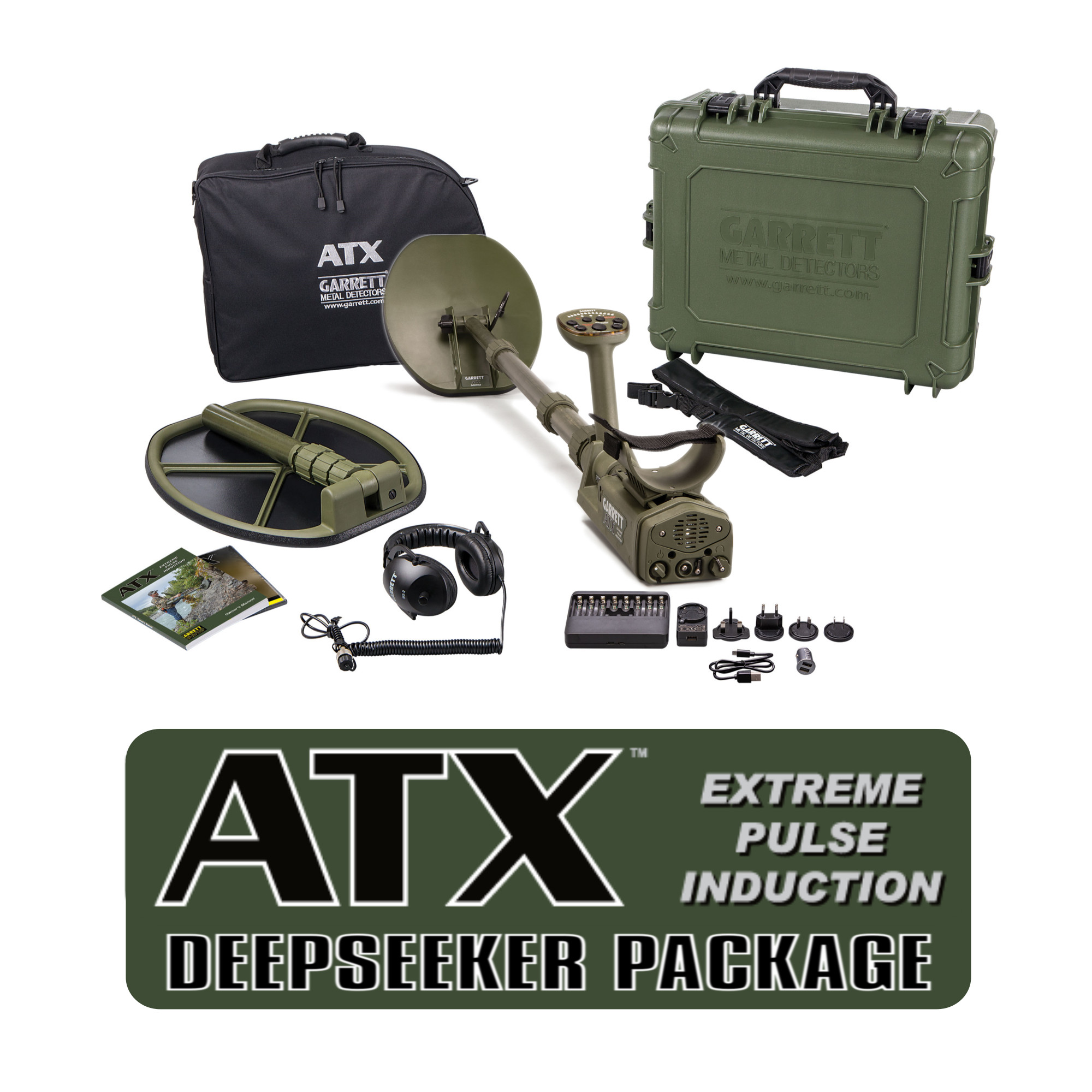 Garrett ATX Deepseeker Package With 11″x13″ DD and 20″ Coil