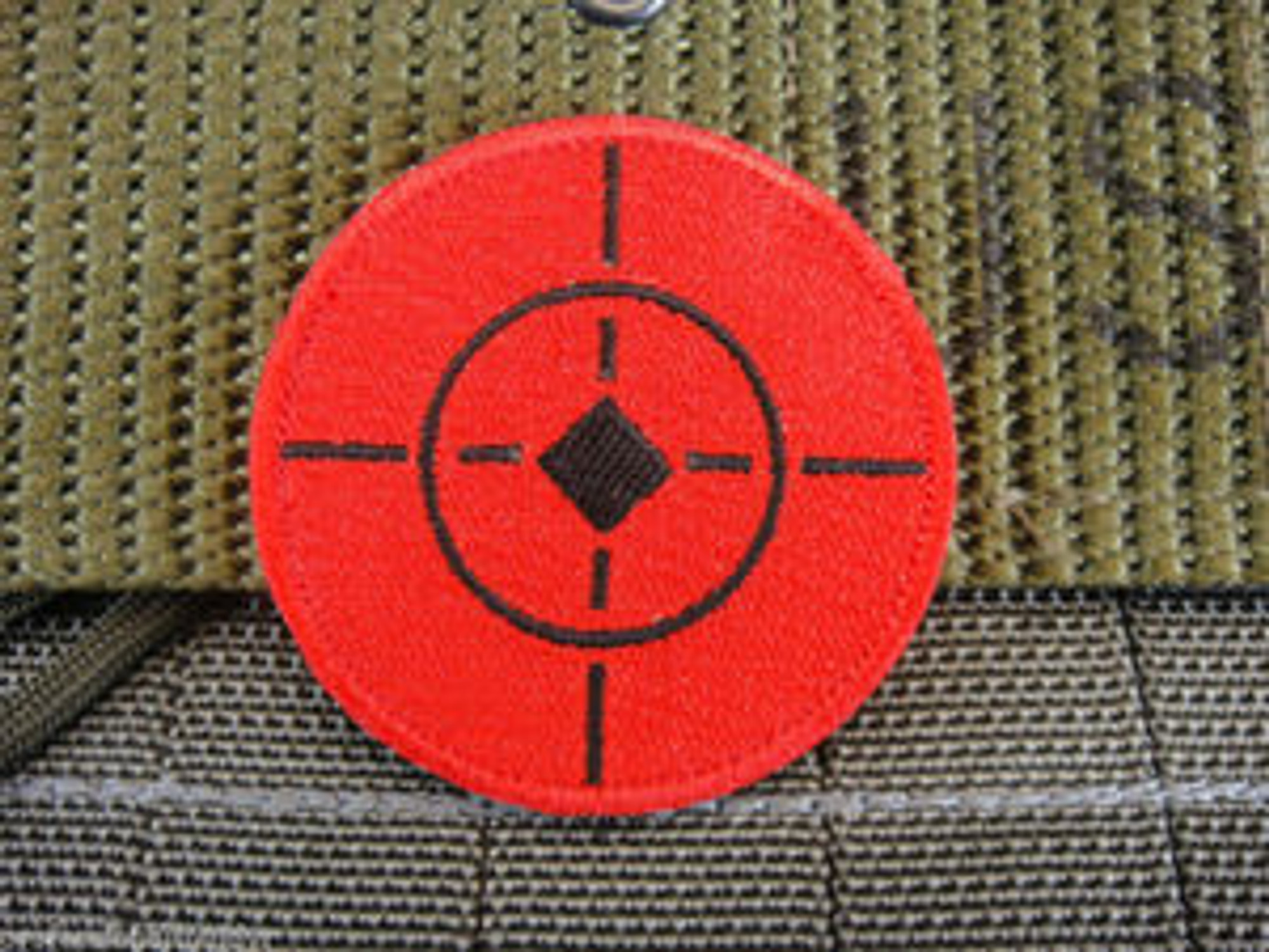 Red Shooting Target Patch