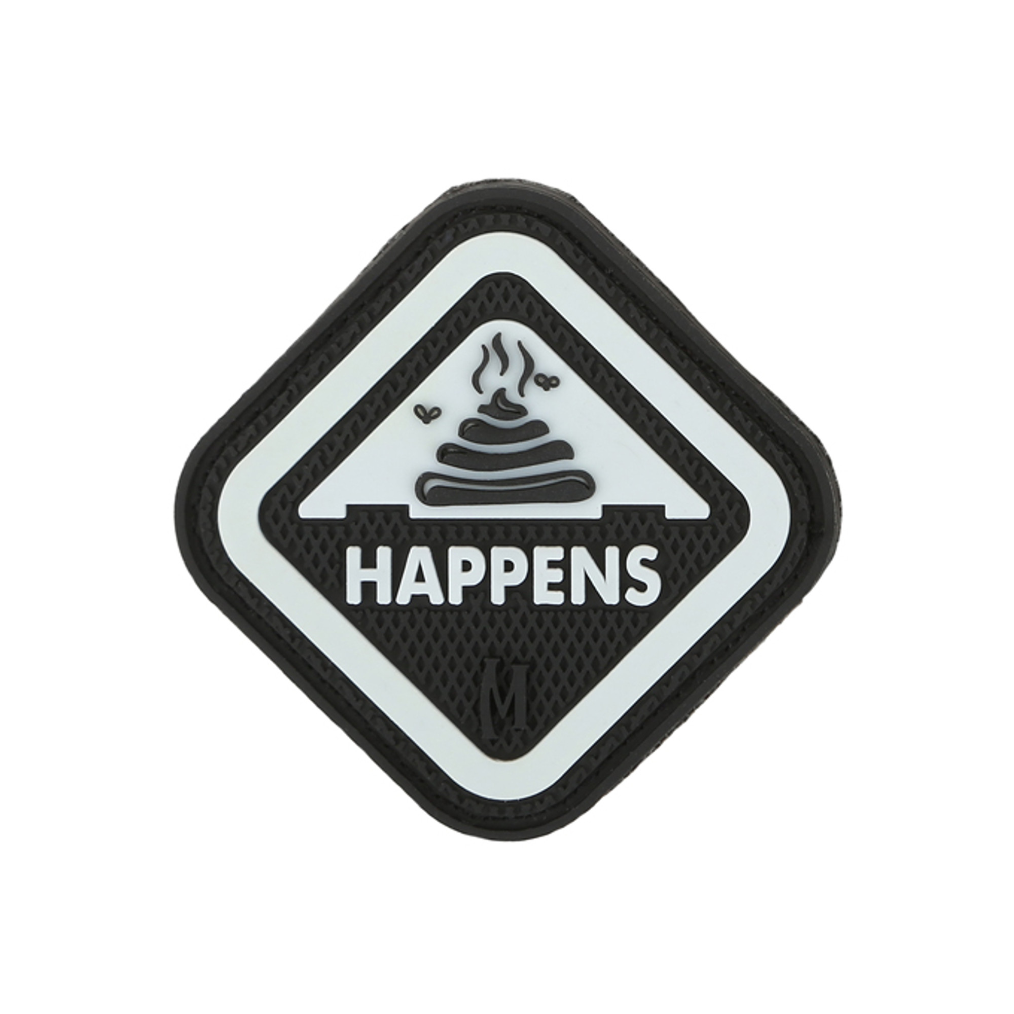 Shit Happens PVC - Morale Patch - Glow In The Dark