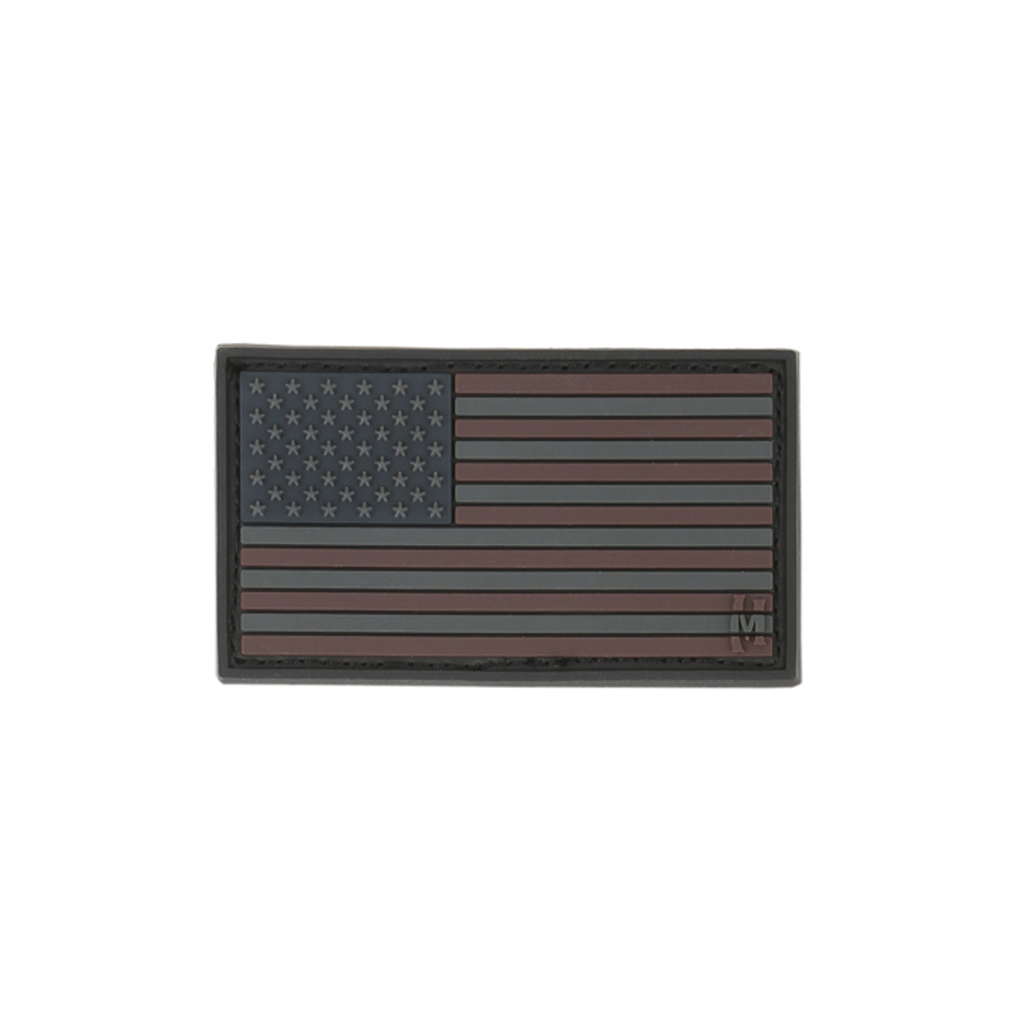 US Flag 2" PVC - Morale Patch - Stealth