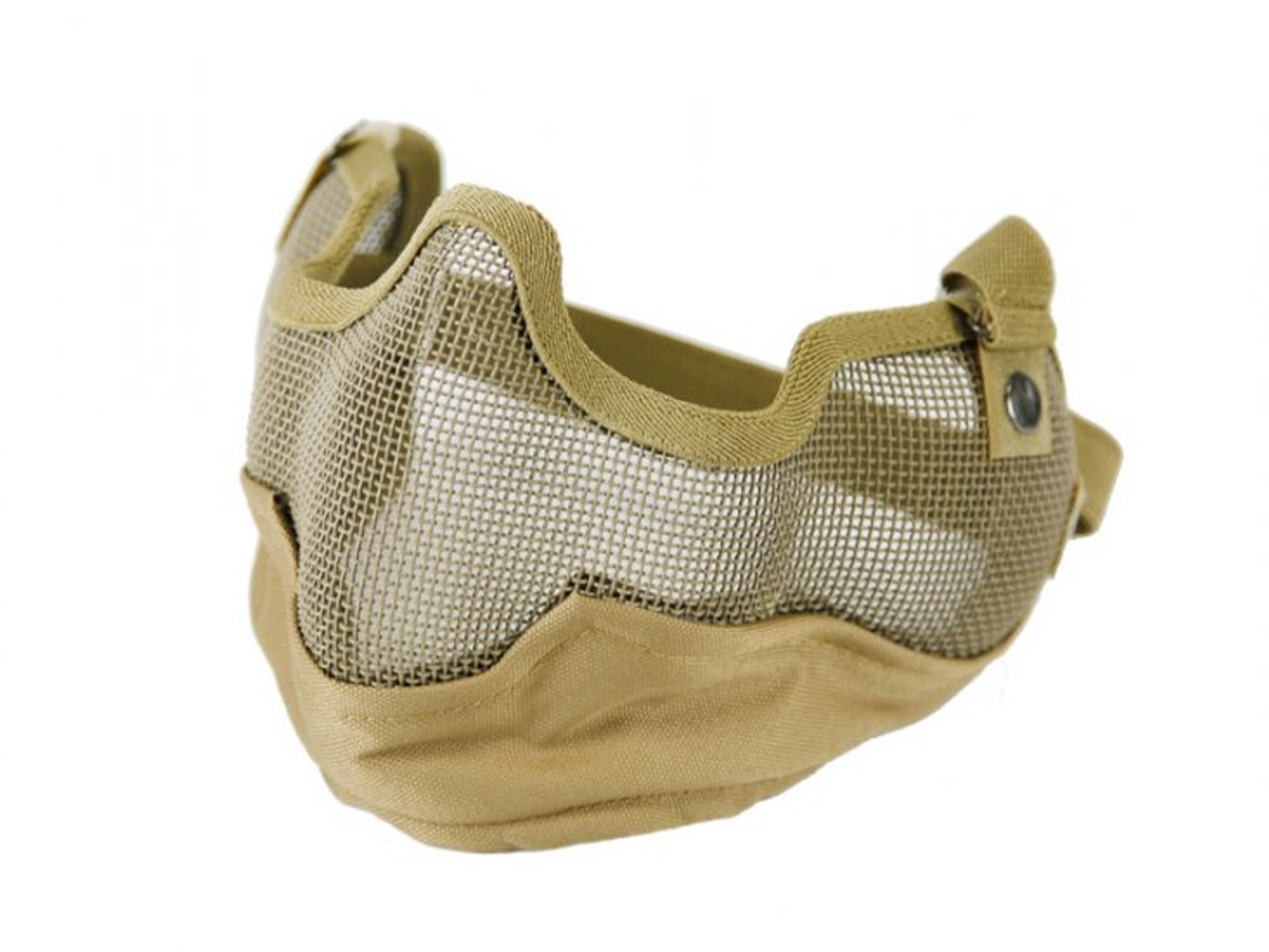 BRAVO Tac Gear V2 Strike Metal Mesh Mask - Tan