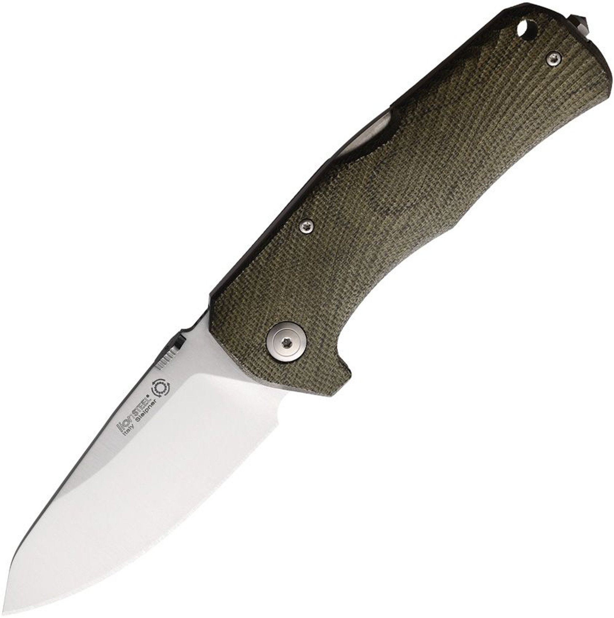 LionSteel TM1 Lockback Grn Micarta