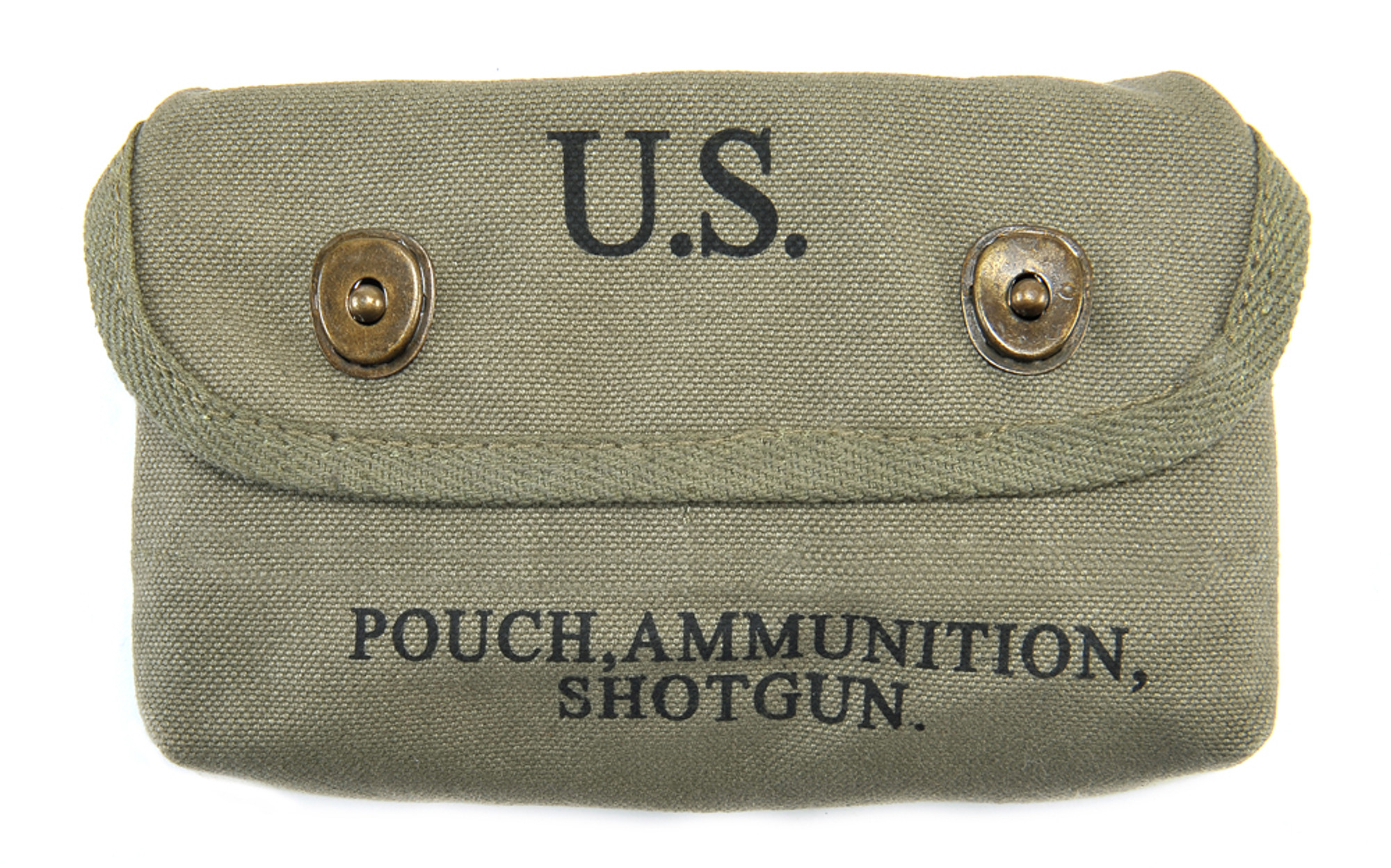 US WW2 Canvas Shotgun Shell Ammunition Pouch Marked JT&L 1944-D. OD - Hero  Outdoors