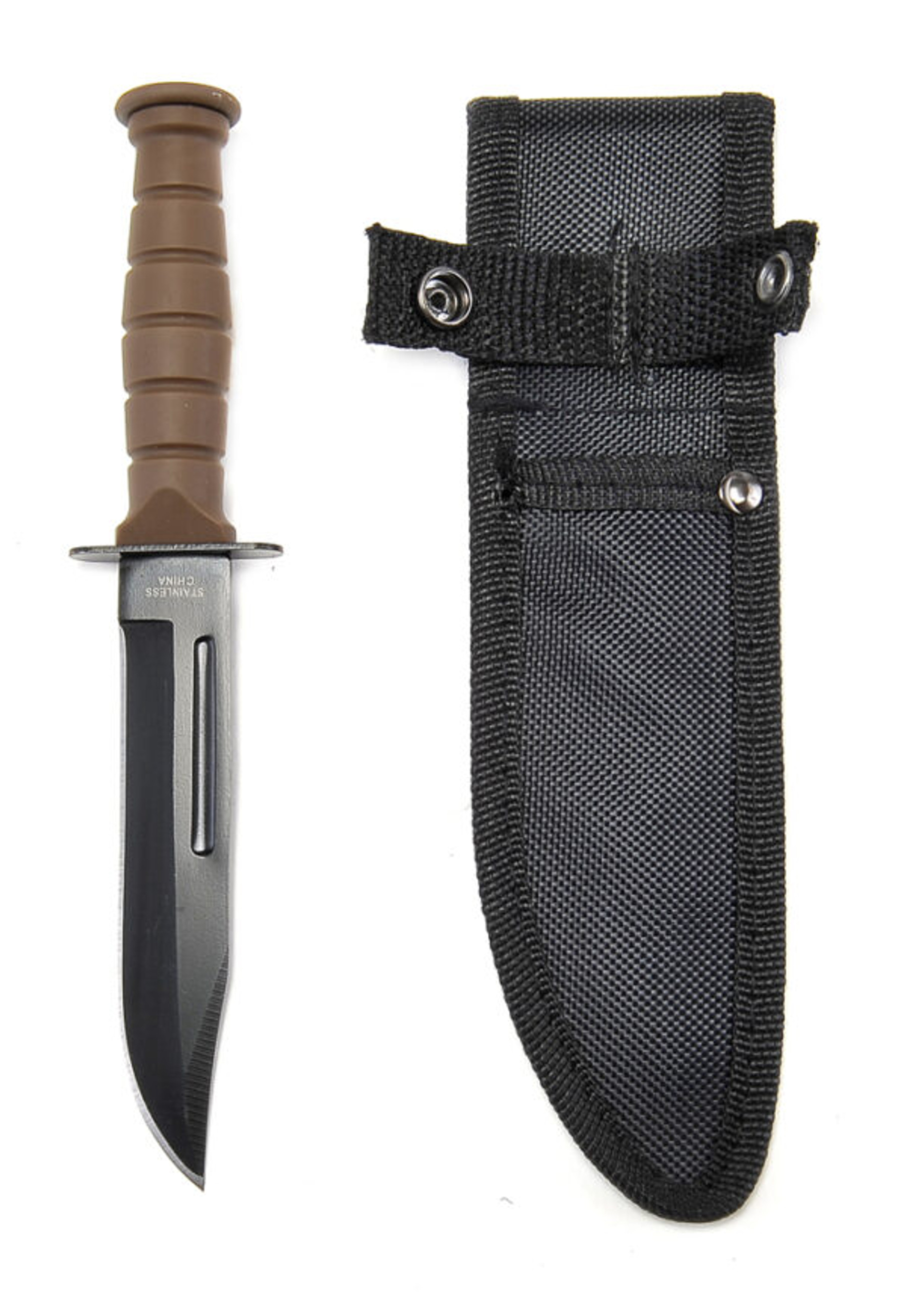 7" Small Survival Knife w/Desert Sand Handle