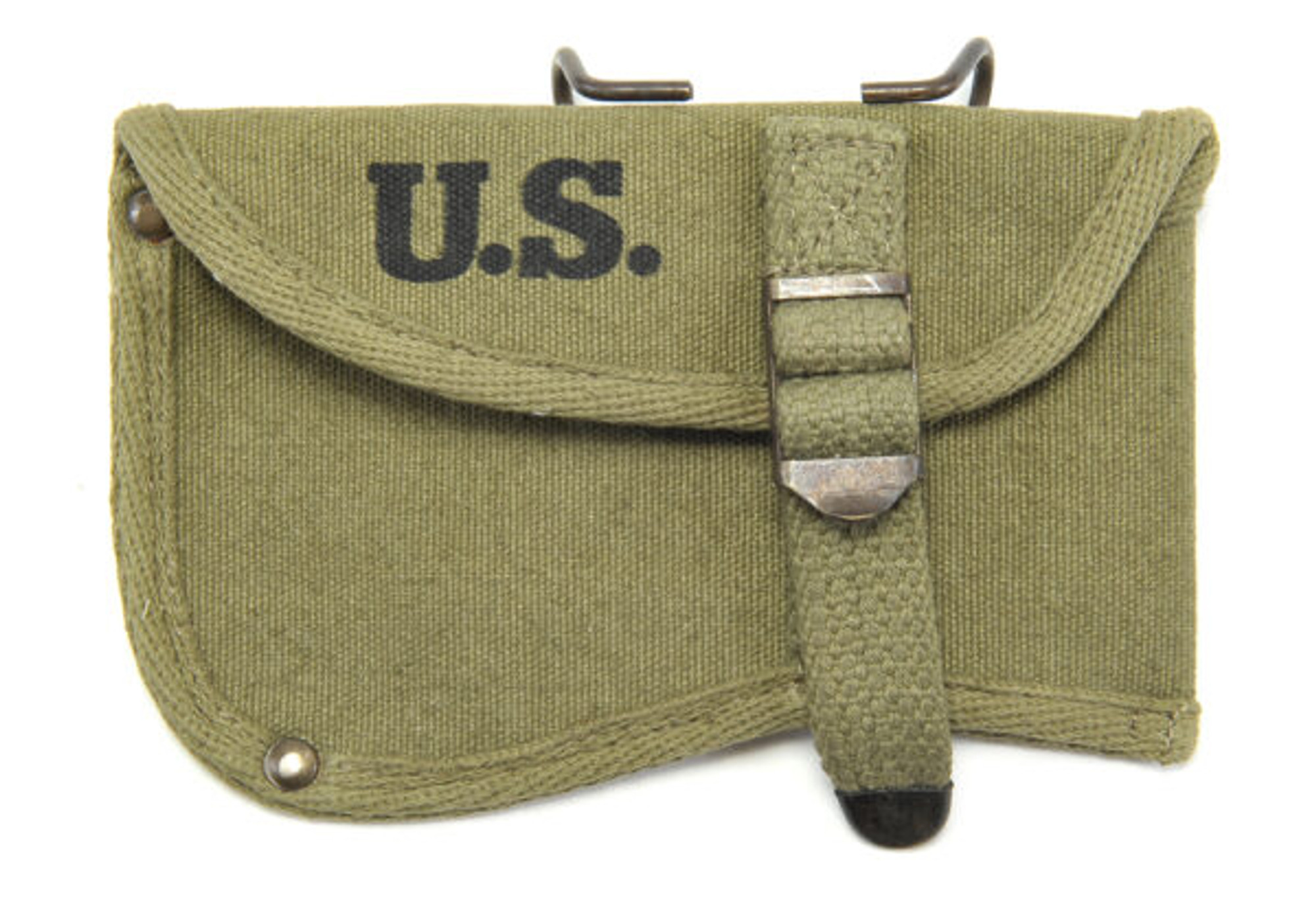 U.S. WW2 Military Hatchet Axe Cover Dark OD Marked Jt&L 1944