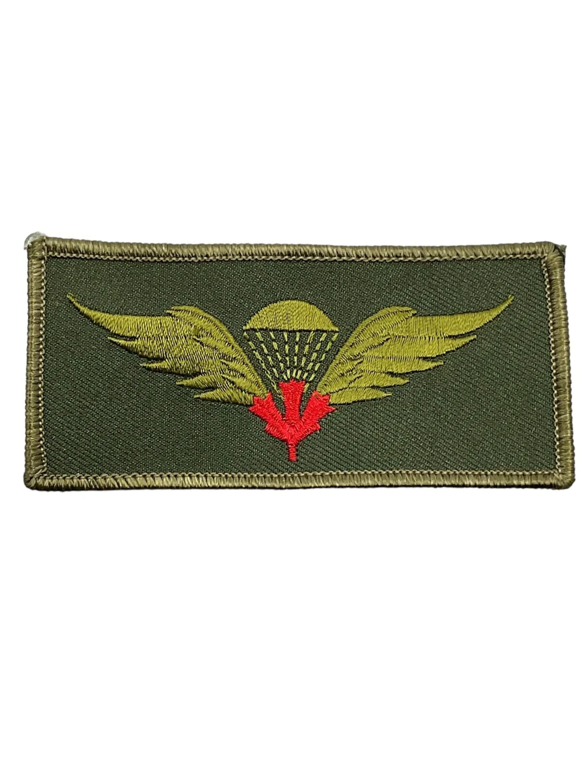 Canadian Armed Forces Airborne Jump Qualification Wing Red Leaf