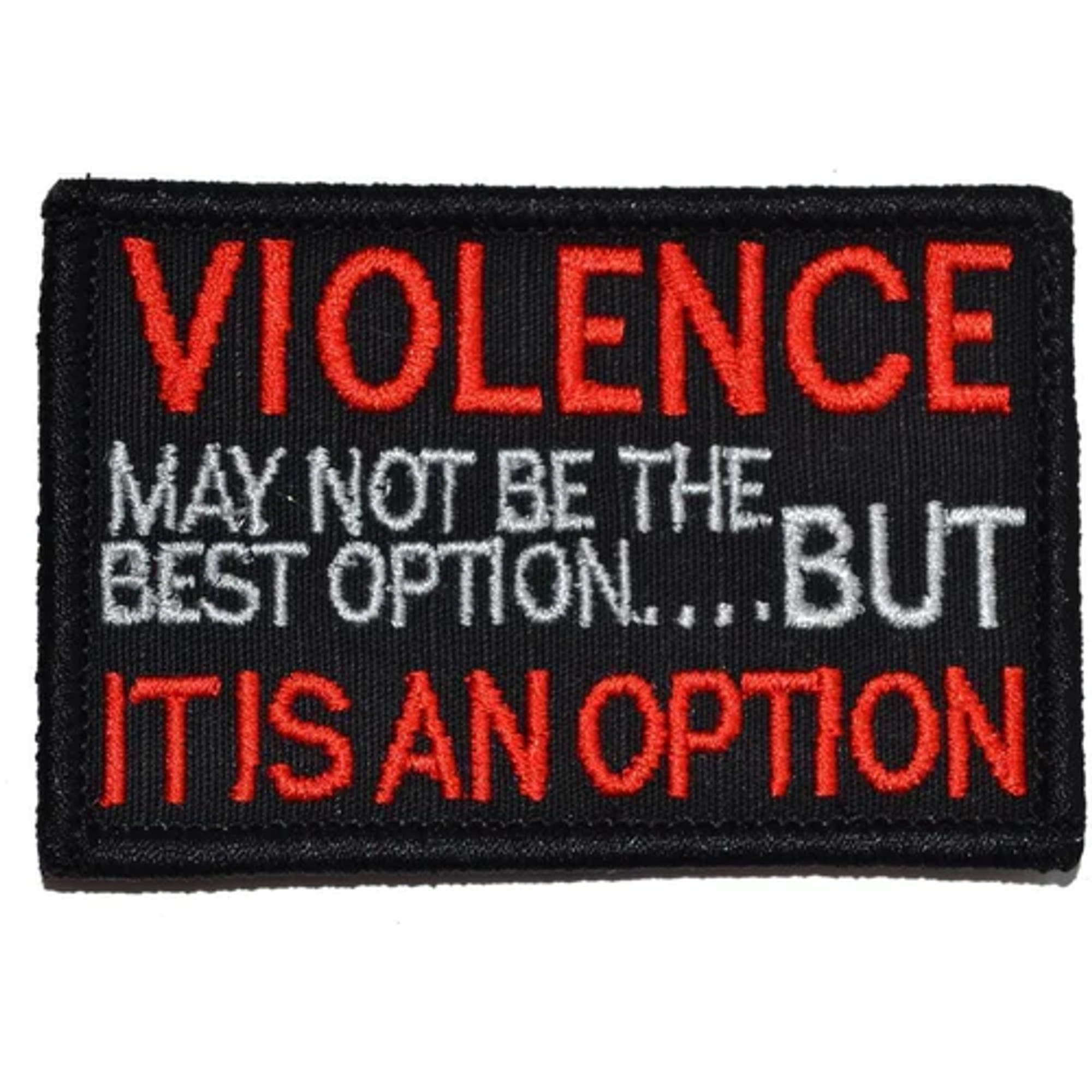 Violence May Not Be The - Moral Patch