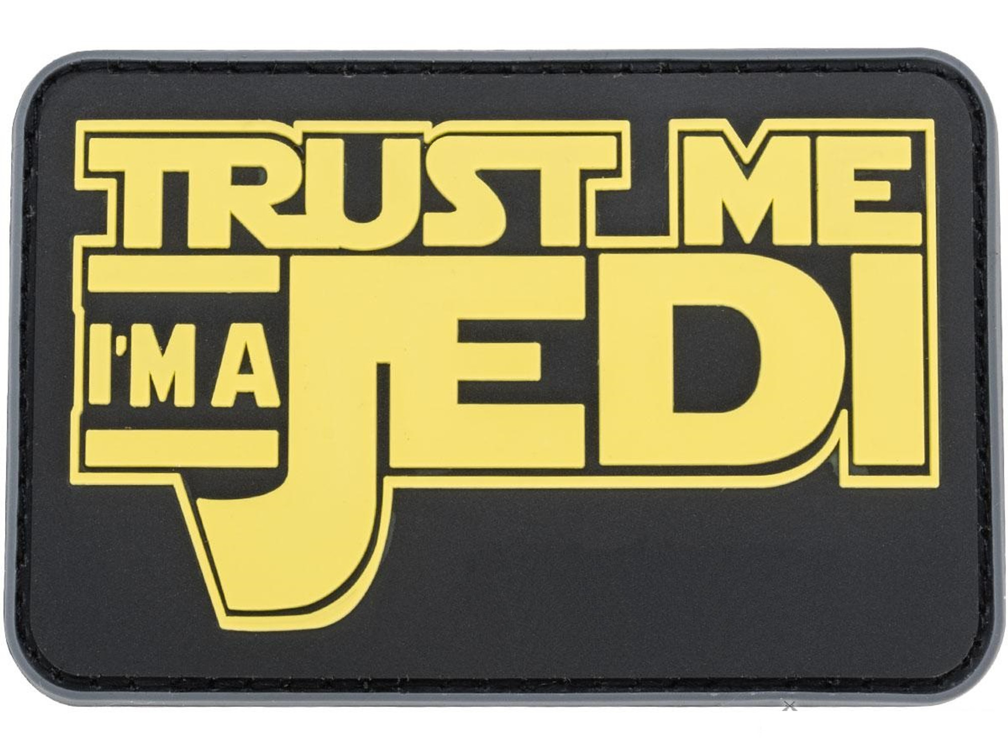 "Trust Me, I'm A Jedi" 3" x 2" PVC Morale Patch