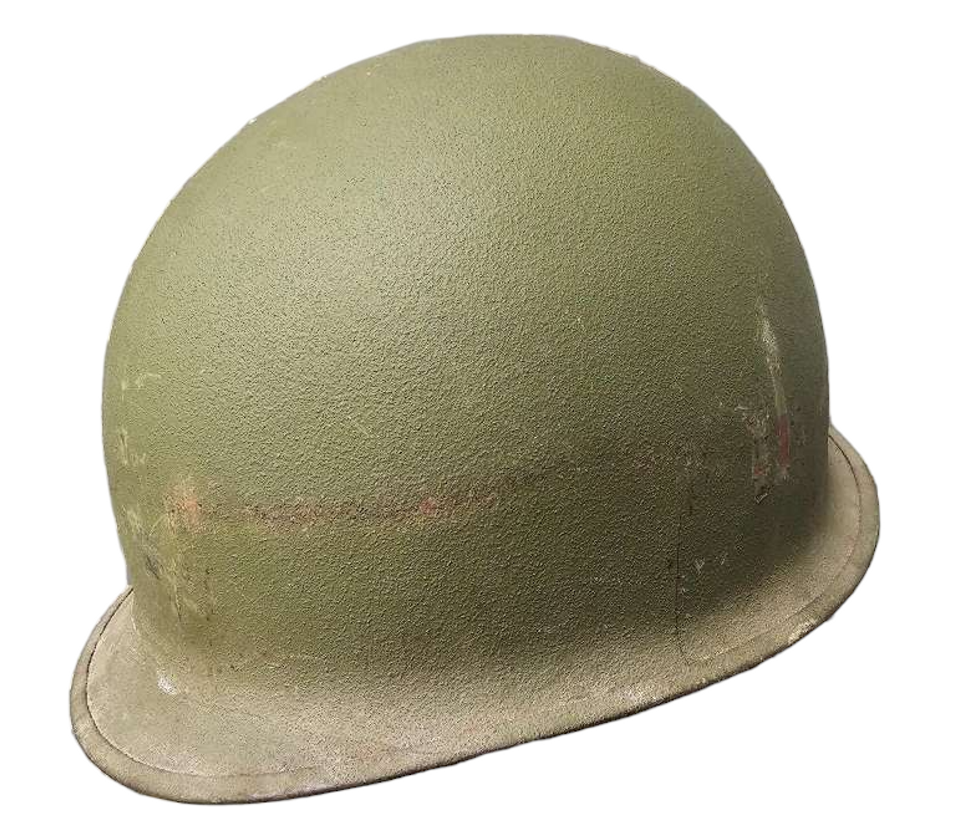 U.S. Armed Forces M1 Steel Helmet - Cracked